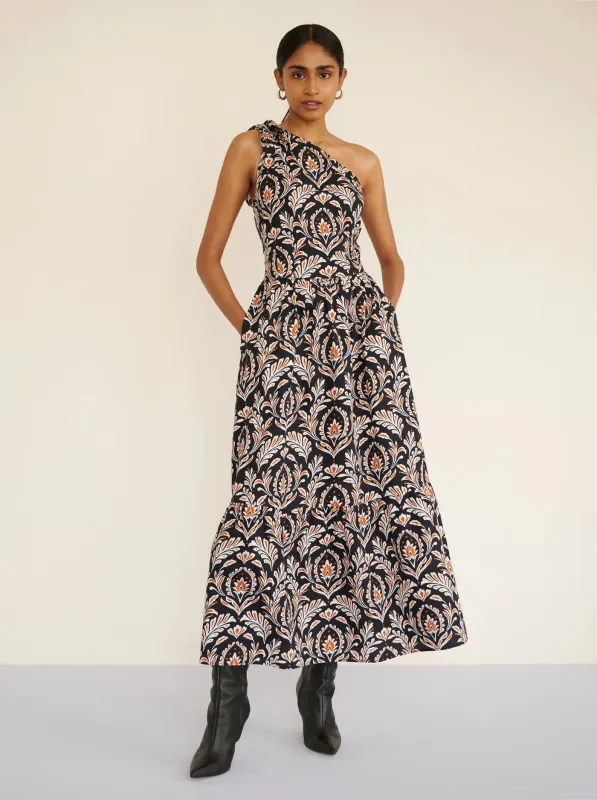 Aliza Dress in Galaxy sold by Beau & Ro