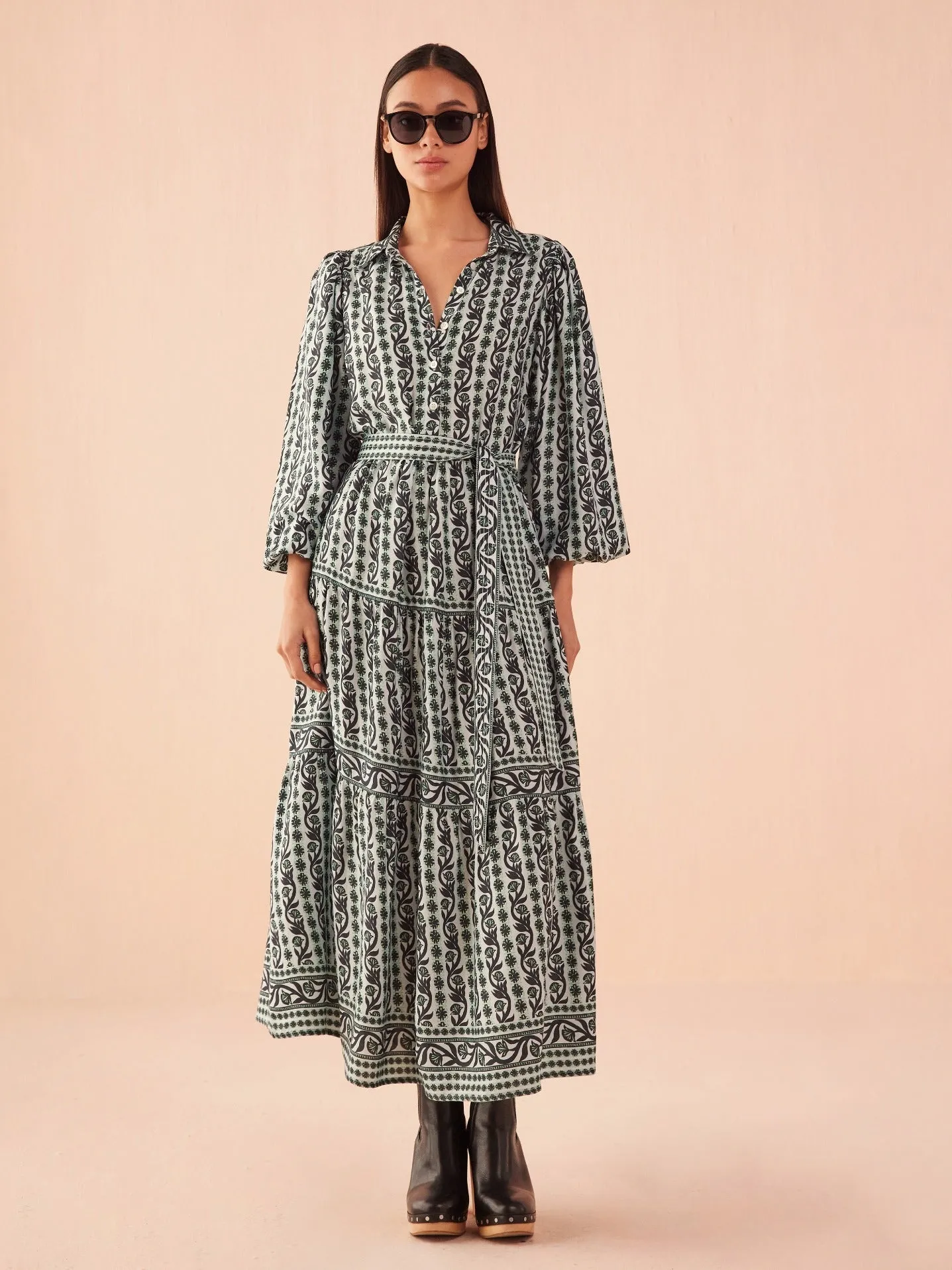 Emery Maxi in Valetta Mist sold by Beau & Ro