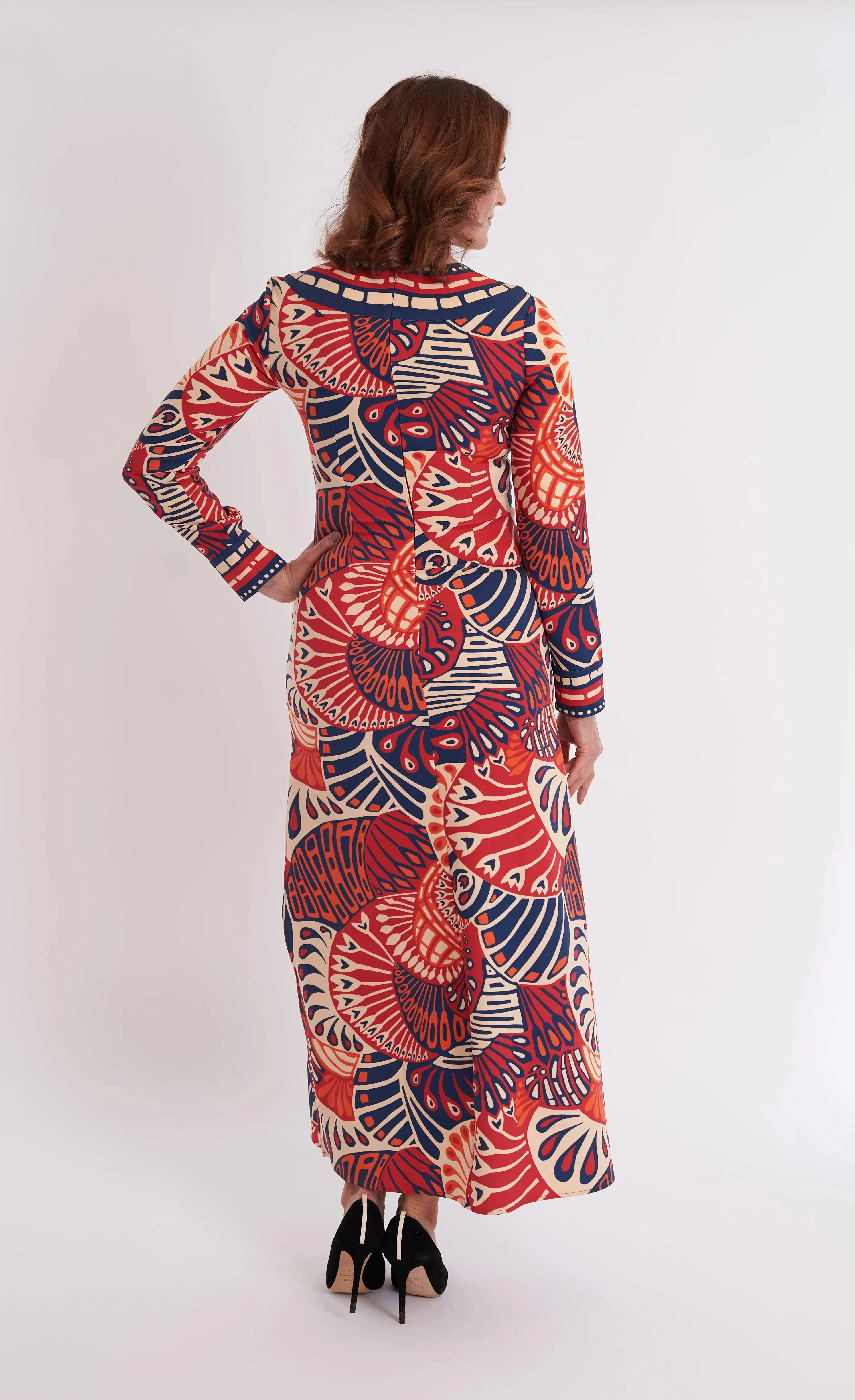 Arianne Dress in Paddle Sienna sold by Beau & Ro product image thumbnail 3