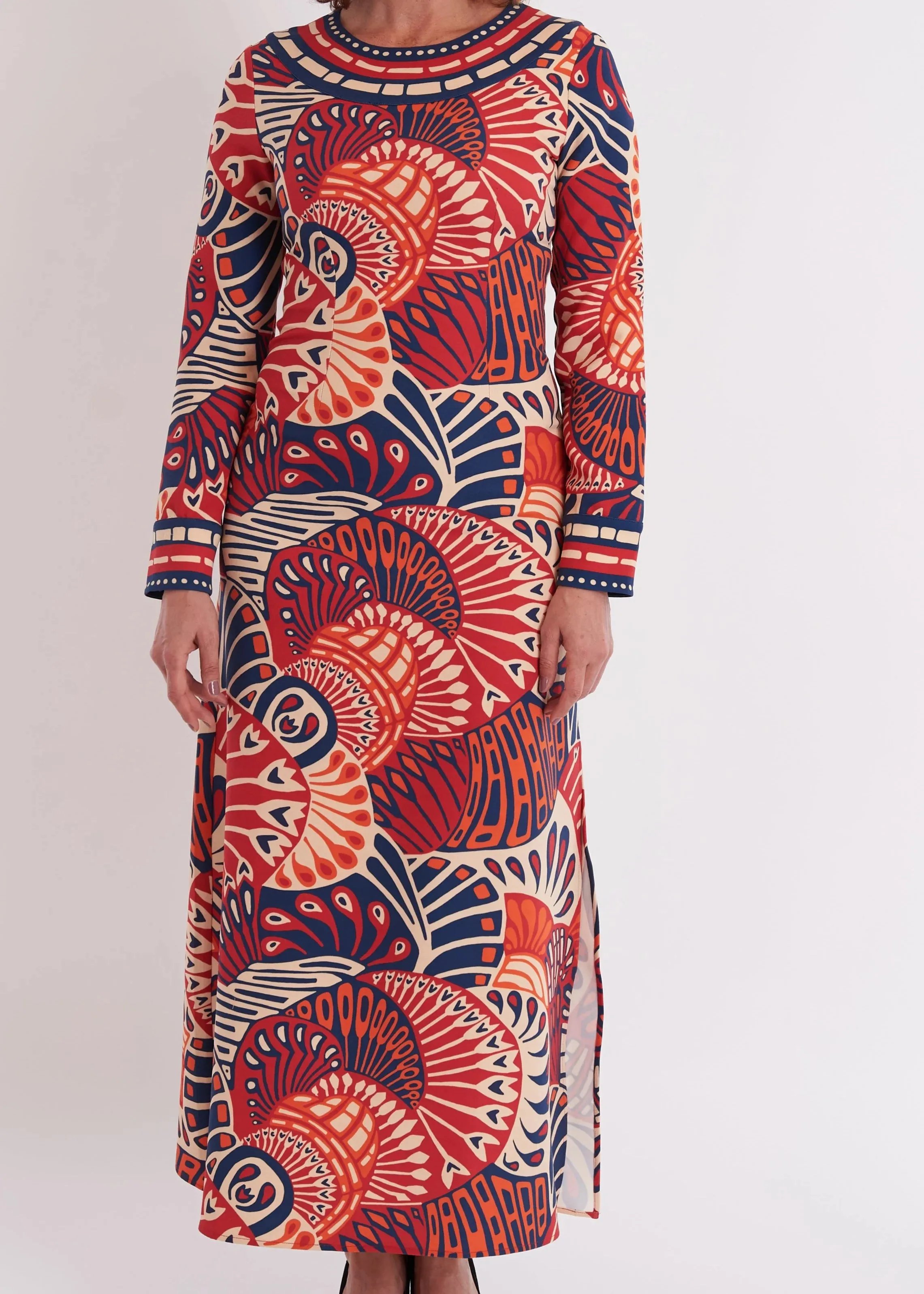 Arianne Dress in Paddle Sienna sold by Beau & Ro product image thumbnail 4