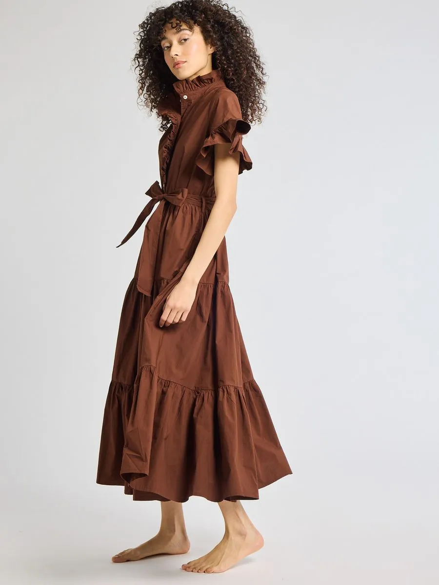 Victoria Dress in Chocolate sold by Beau & Ro product image thumbnail 2