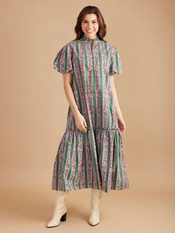 Carly Dress in Floral Manor sold by Beau & Ro