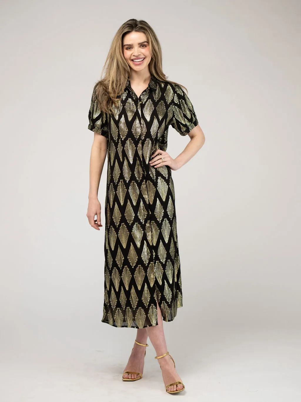 The Kris Dress | Black Deco sold by Beau & Ro