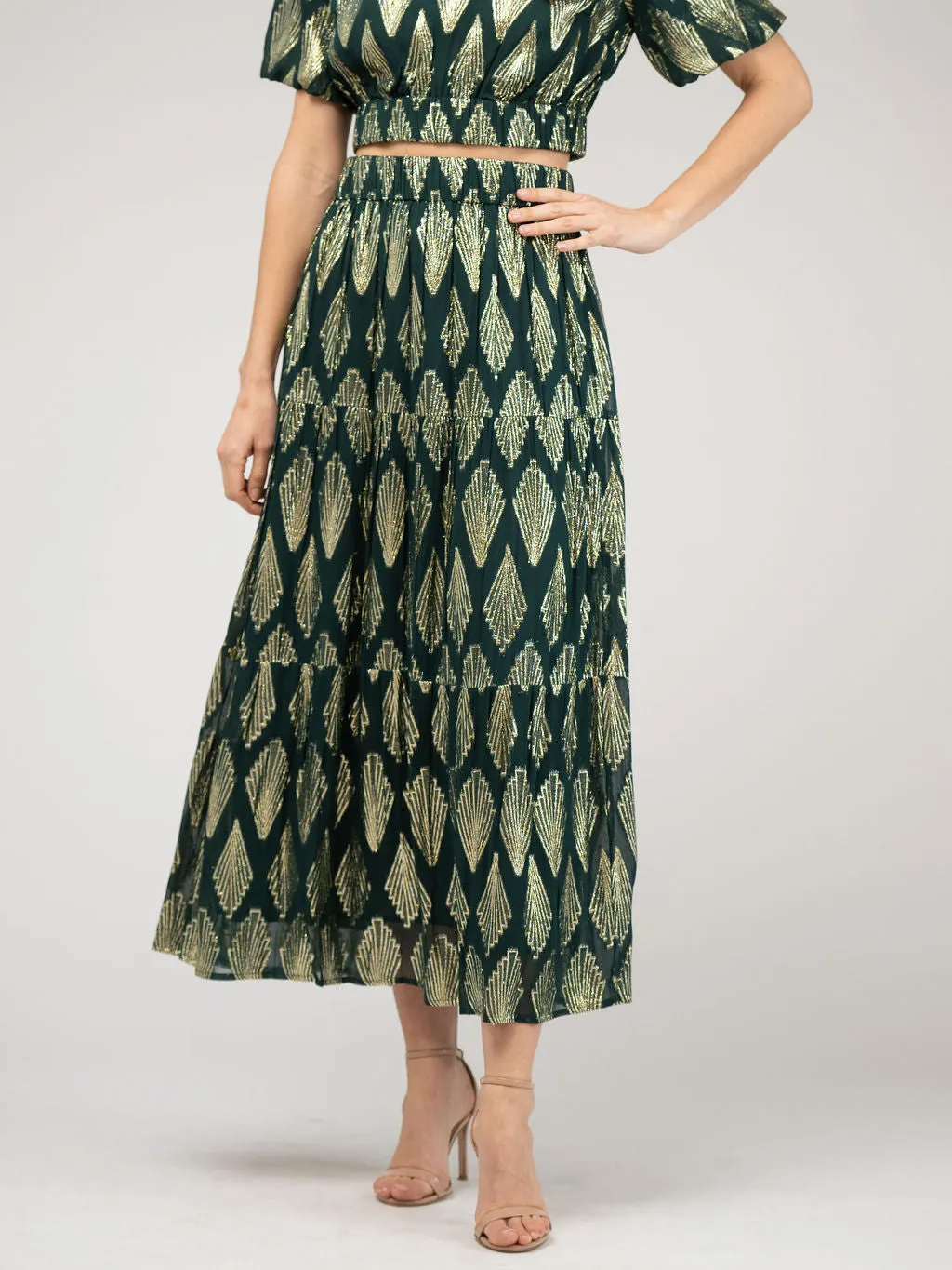 The Abby Skirt | Emerald Deco sold by Beau & Ro