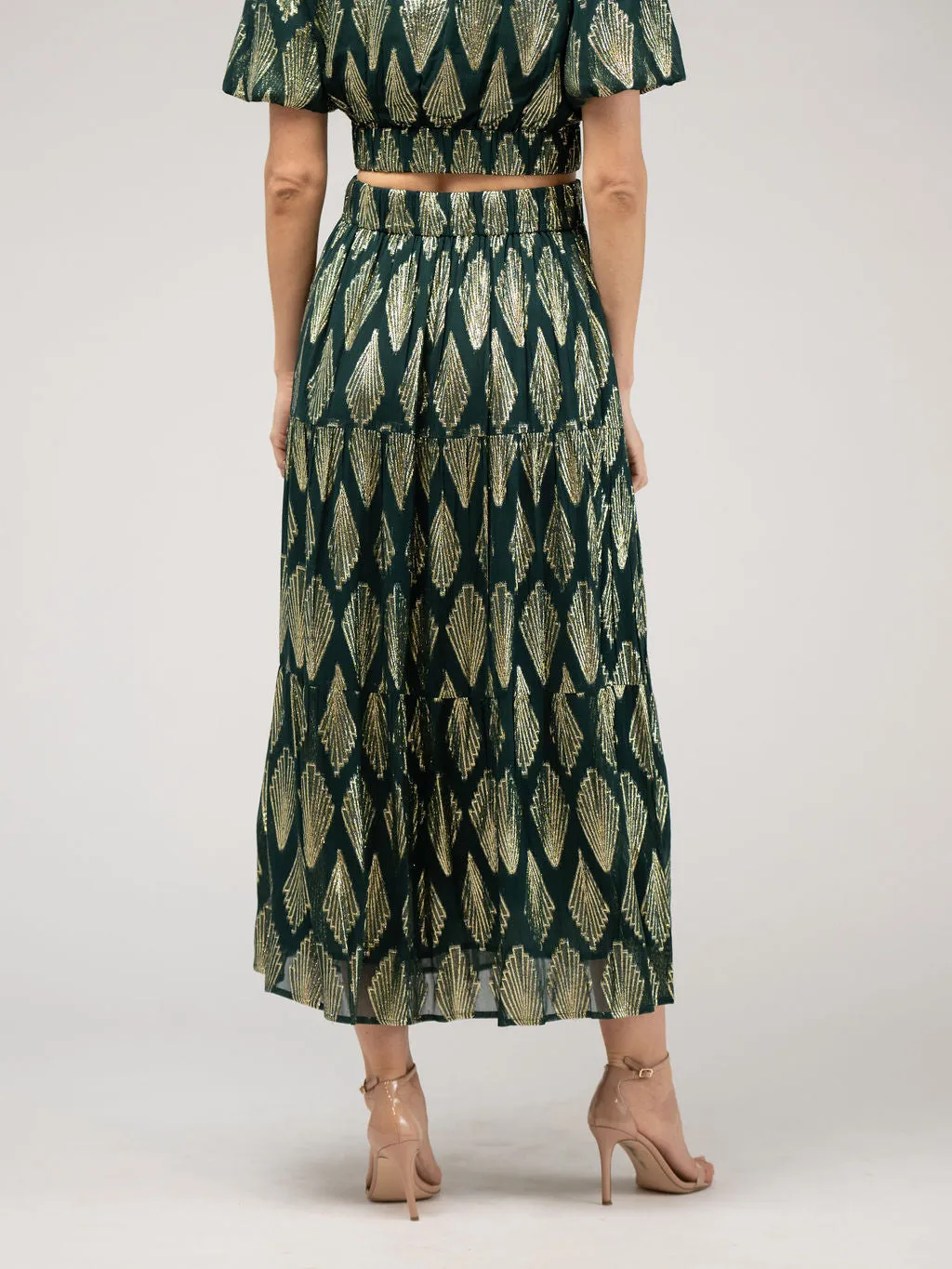 The Abby Skirt | Emerald Deco sold by Beau & Ro product image thumbnail 4