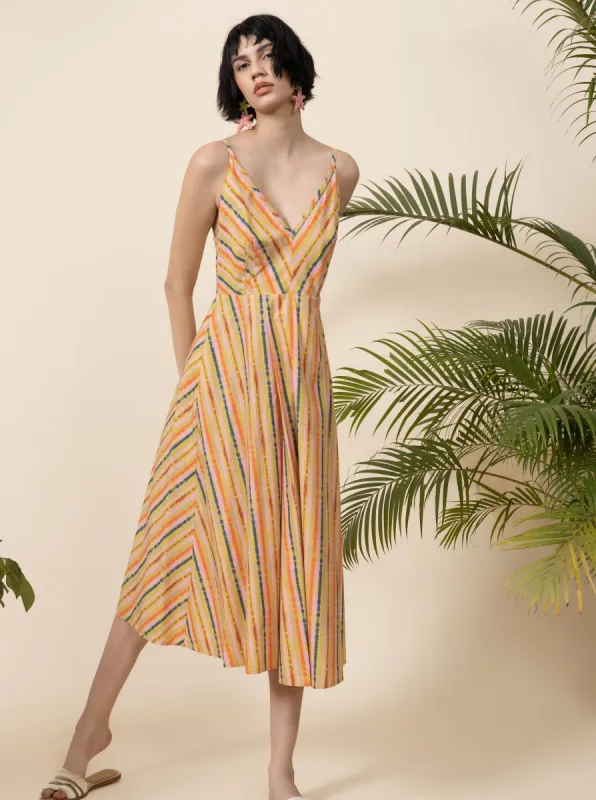 Nicole Dress in Multi sold by Beau & Ro