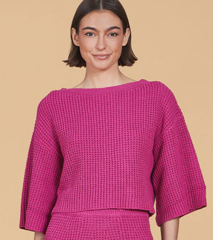 Wren Top in Dragonfruit sold by Beau & Ro