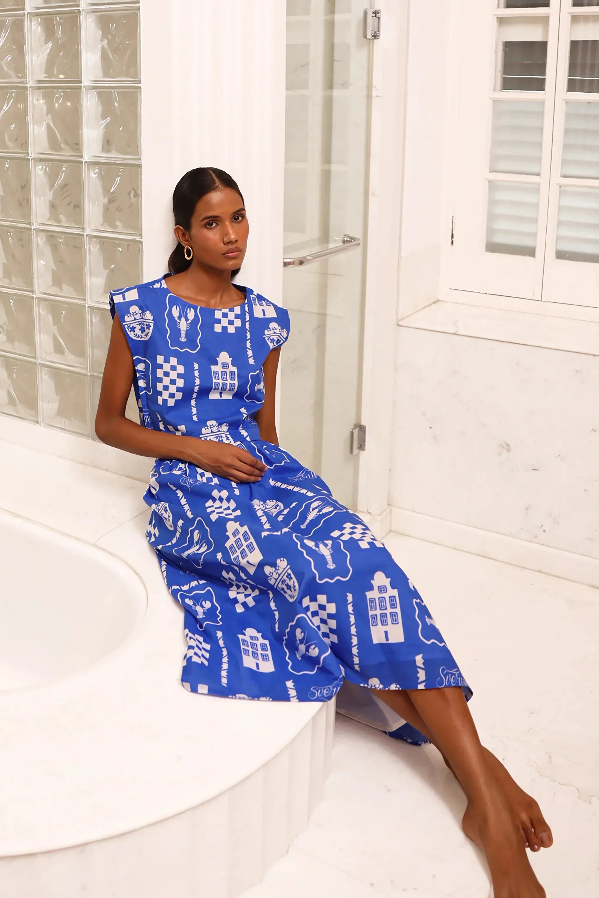 Piper Top in Sverige Indigo sold by Beau & Ro product image thumbnail 3