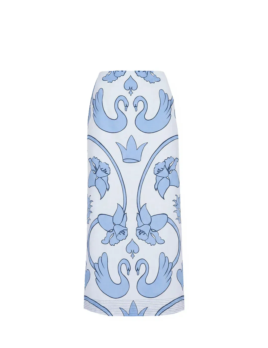 Aspen Skirt in Monaco Celeste sold by Beau & Ro product image thumbnail 5