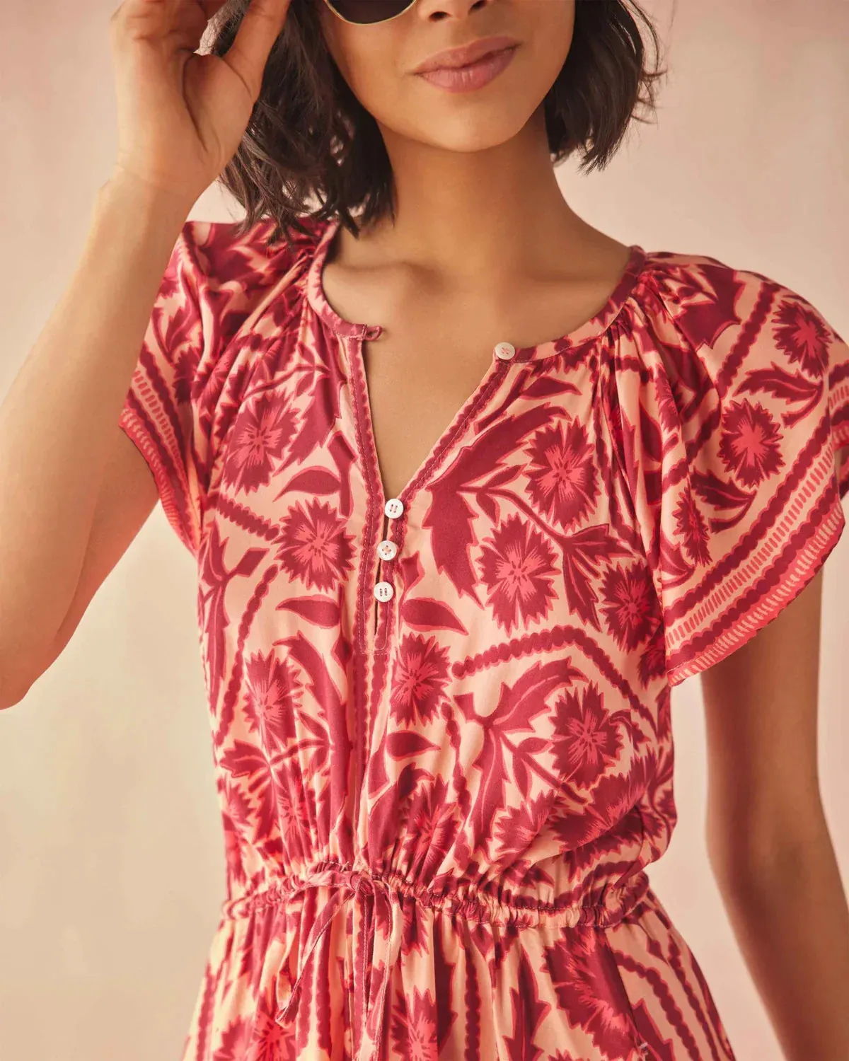 Cora Midi Dress in Tessa Coji sold by Beau & Ro product image thumbnail 3