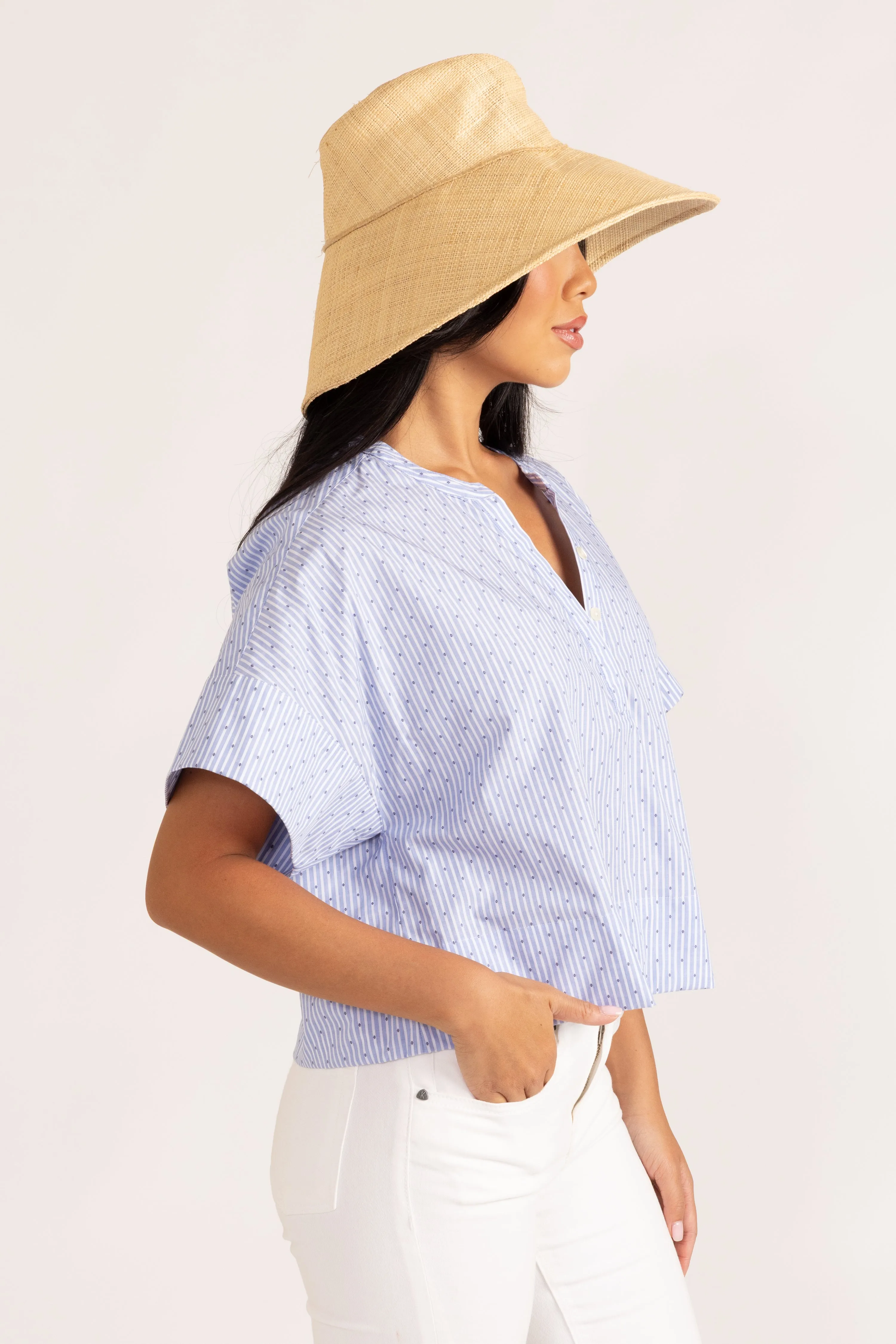 London Top in Diamond Stripe sold by Beau & Ro product image thumbnail 4