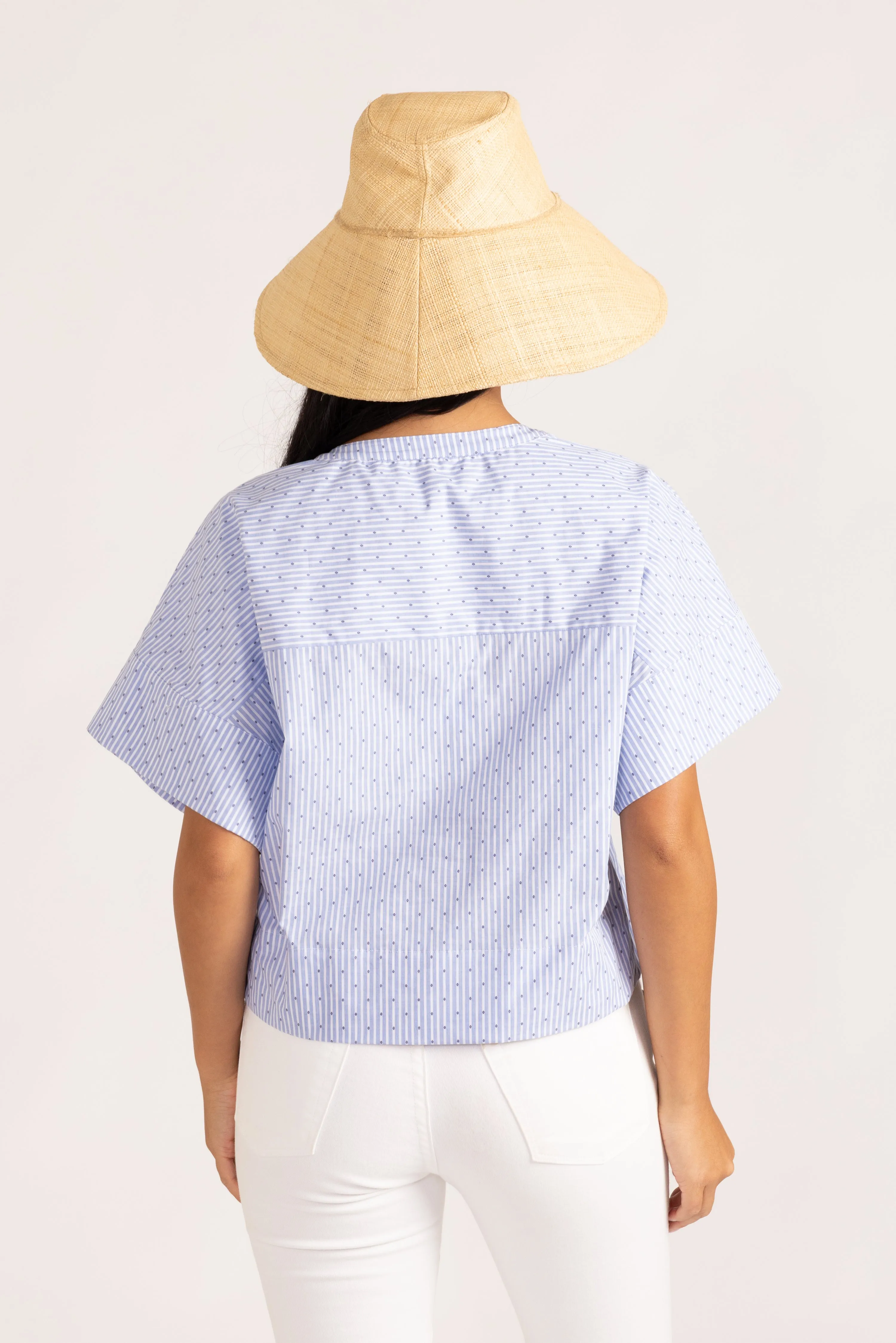 London Top in Diamond Stripe sold by Beau & Ro product image thumbnail 5