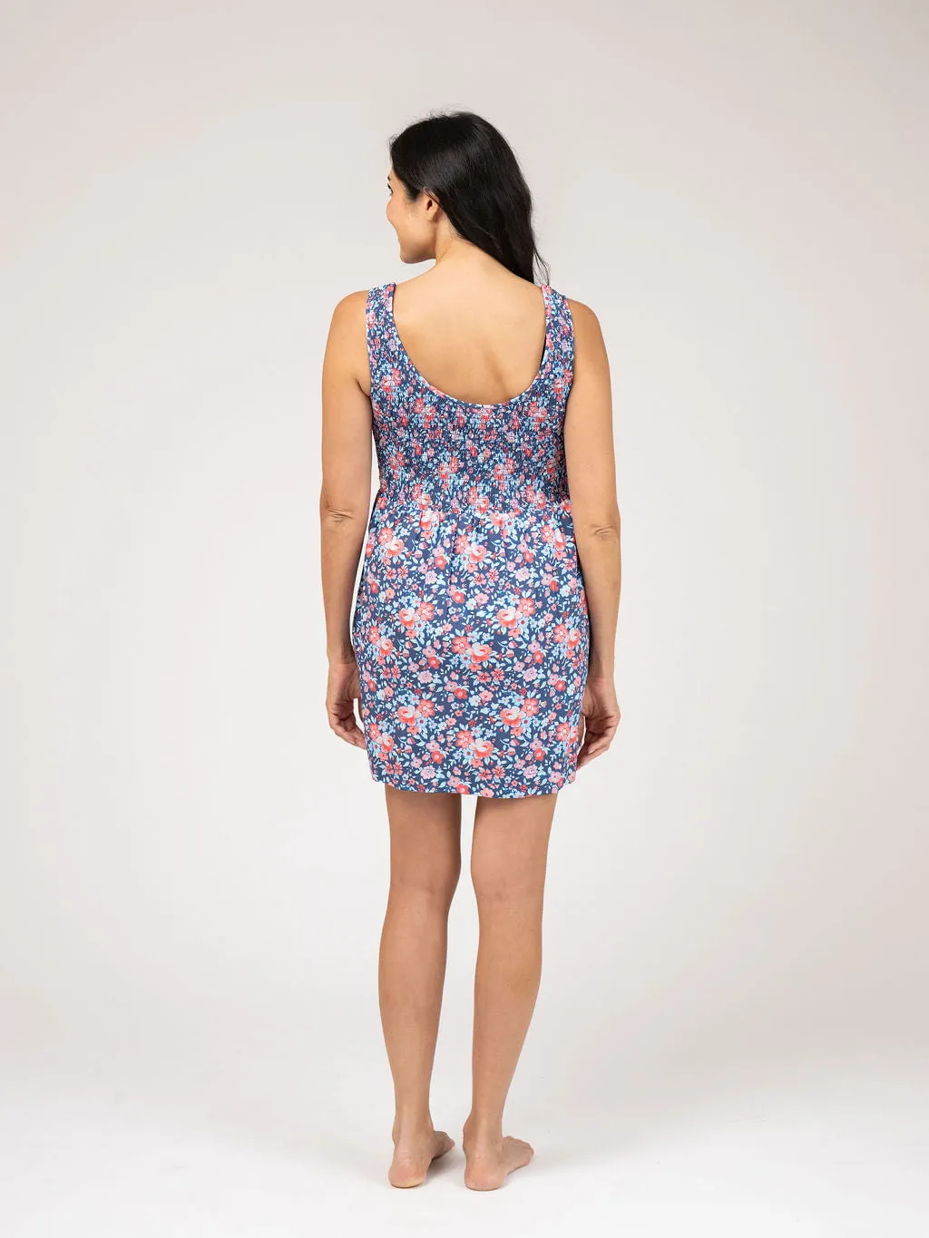 The Maggie Mini Dress | Navy Garden sold by Beau & Ro product image thumbnail 4