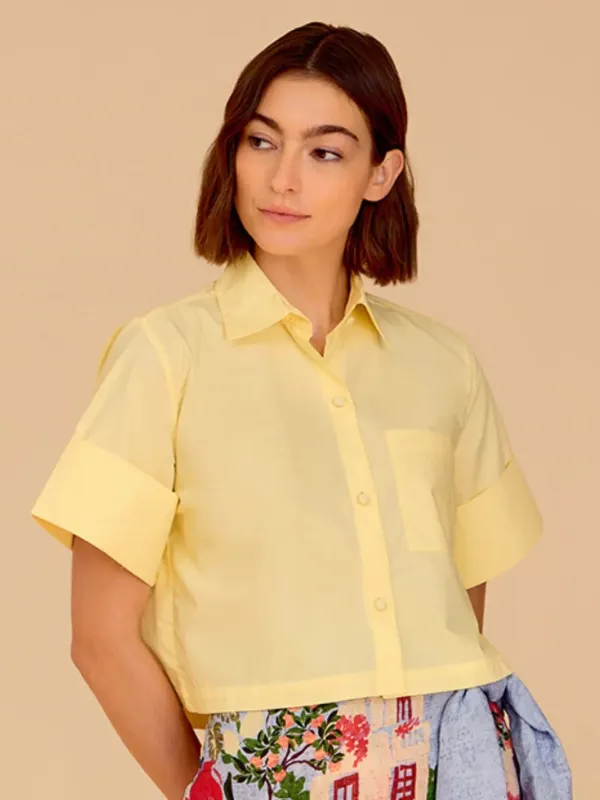 Kyle Shirt in Butter made by Olivia by Livro
