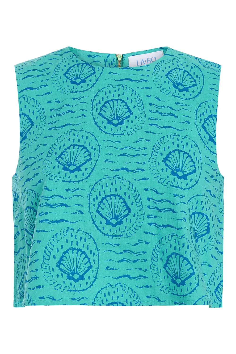 Shells Crop Top sold by Beau & Ro product image thumbnail 4