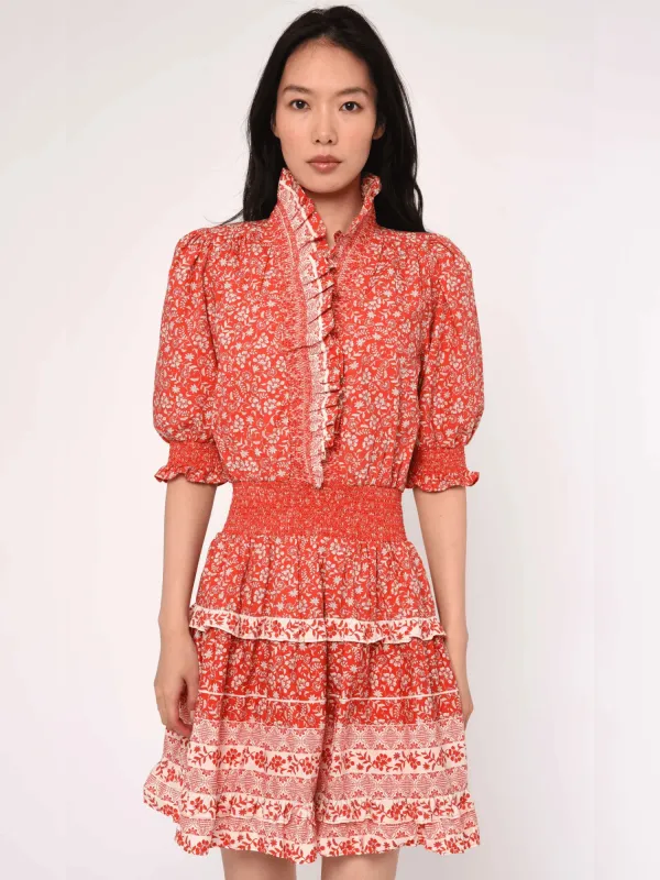 Zita Dress in Rosemary Dreamscape sold by Beau & Ro