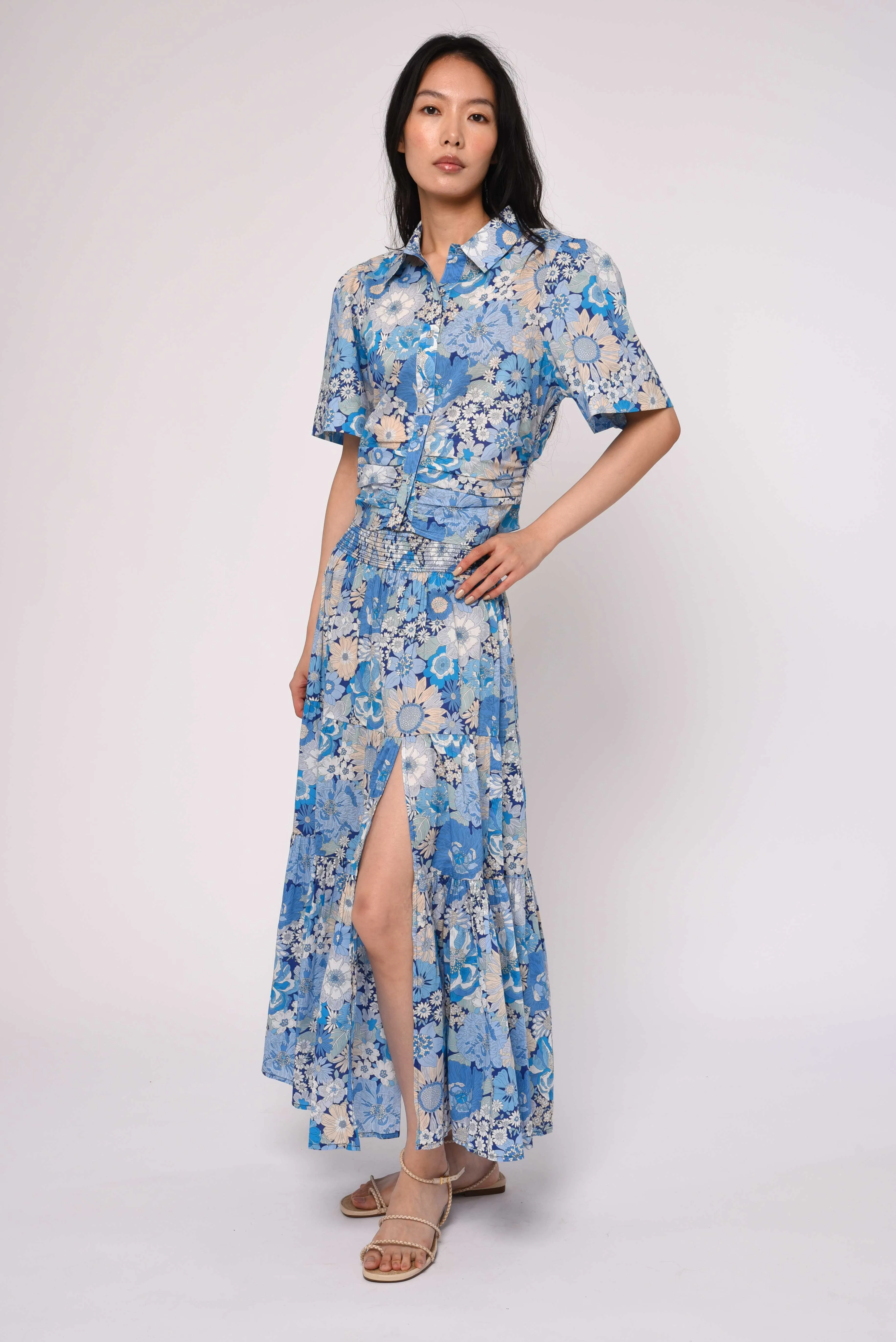 Sylvan Top in Summers in the Sun Liberty Print sold by Beau & Ro product image thumbnail 2