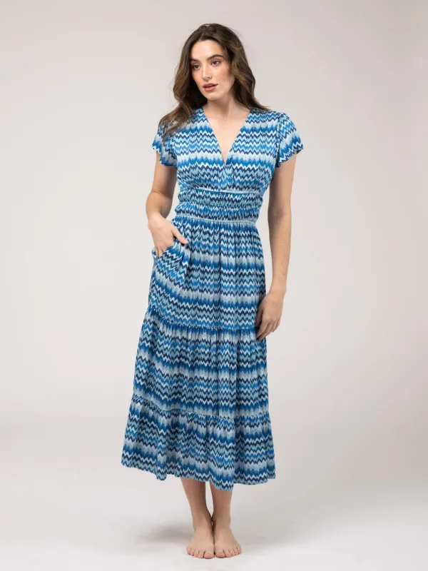 The Isla Dress | Blue Wave sold by Beau & Ro