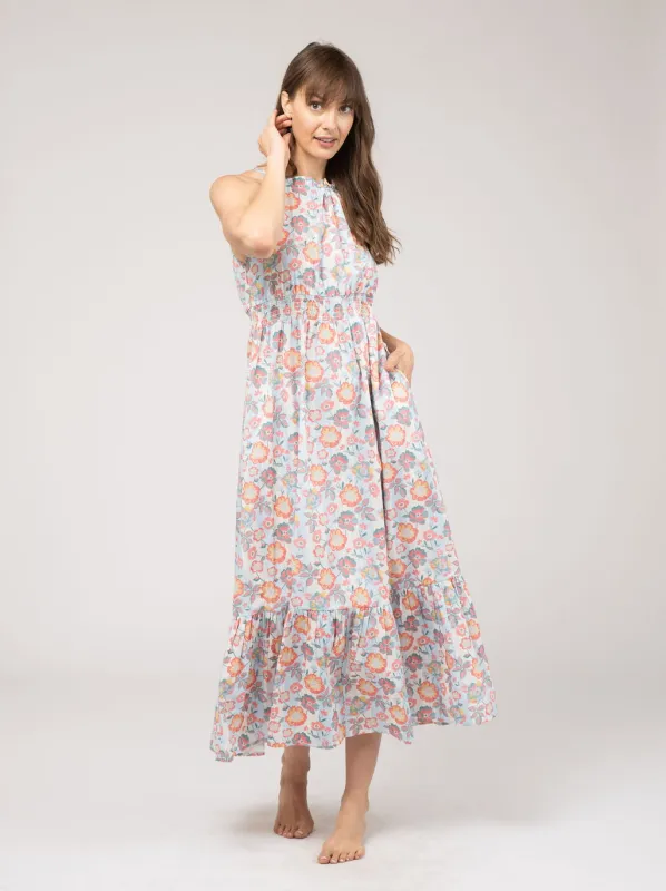 The Jenna Dress | Pink Picnic Stripes made by Beau & Ro