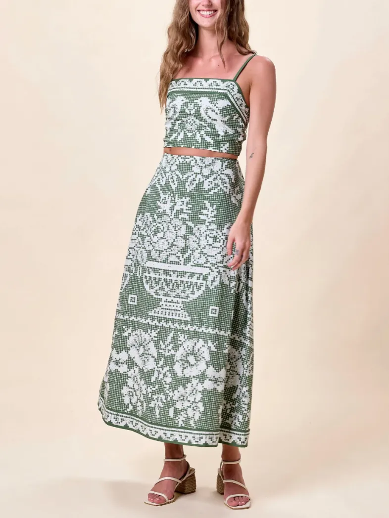 Juniper Top in Verdant Flight sold by Beau & Ro product image thumbnail 2