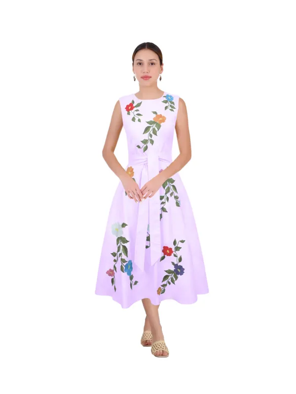 The Jules Dress in Lilac sold by Beau & Ro