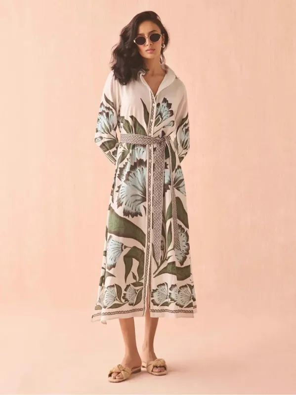 Emma Maxi Dress in Adelaide Shisho made by Omika