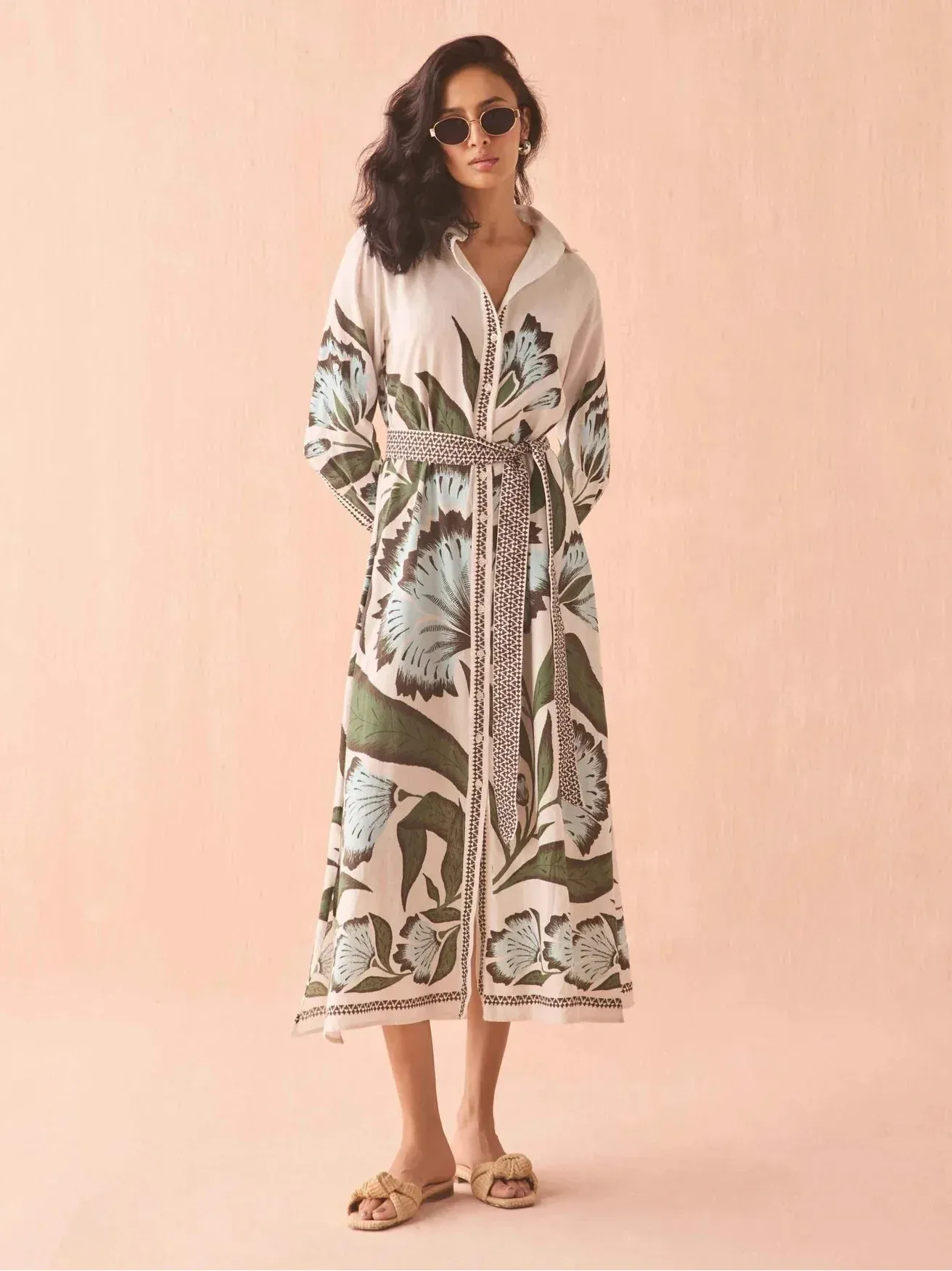 Emma Maxi Dress in Adelaide Shisho sold by Beau & Ro
