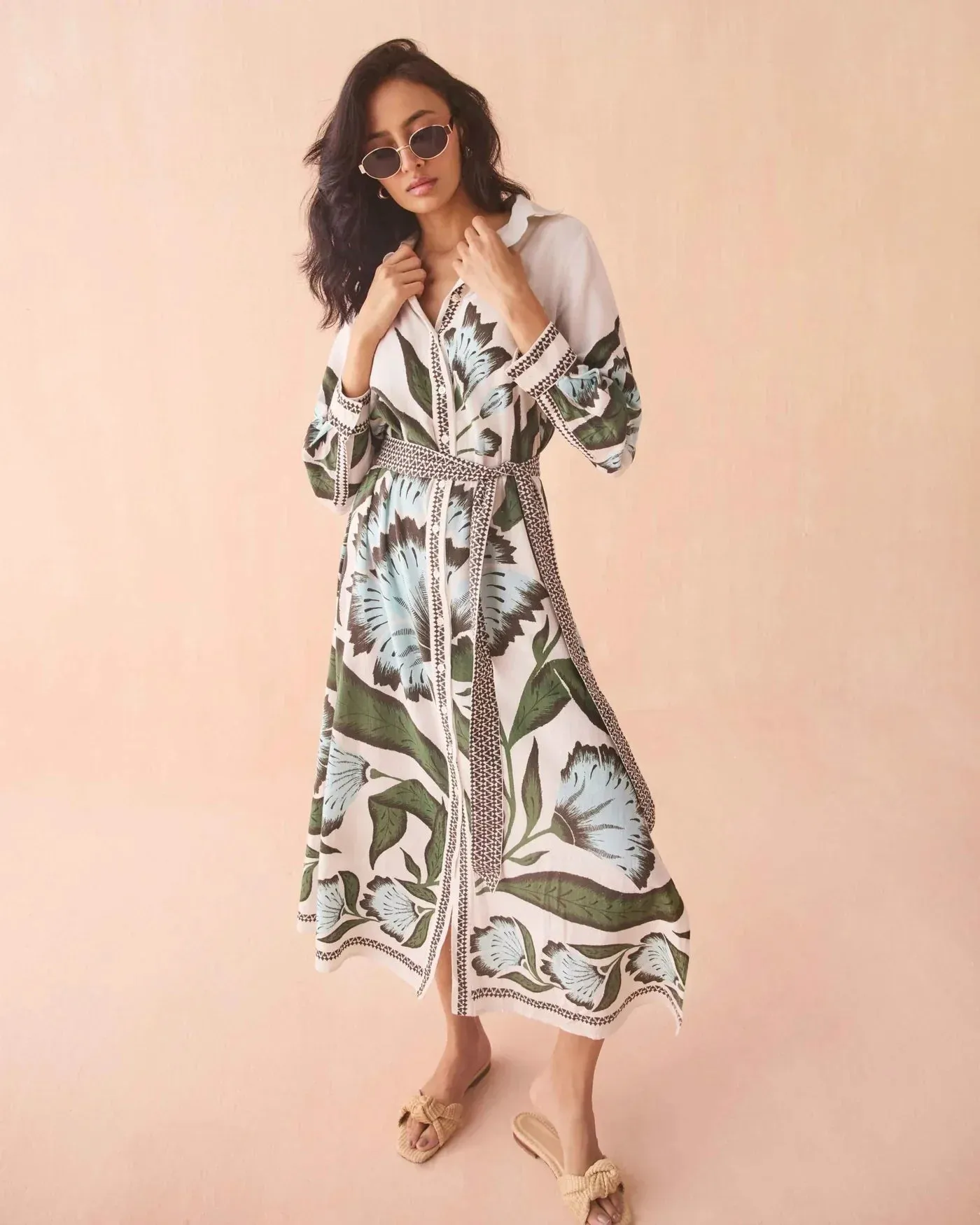 Emma Maxi Dress in Adelaide Shisho sold by Beau & Ro product image thumbnail 2