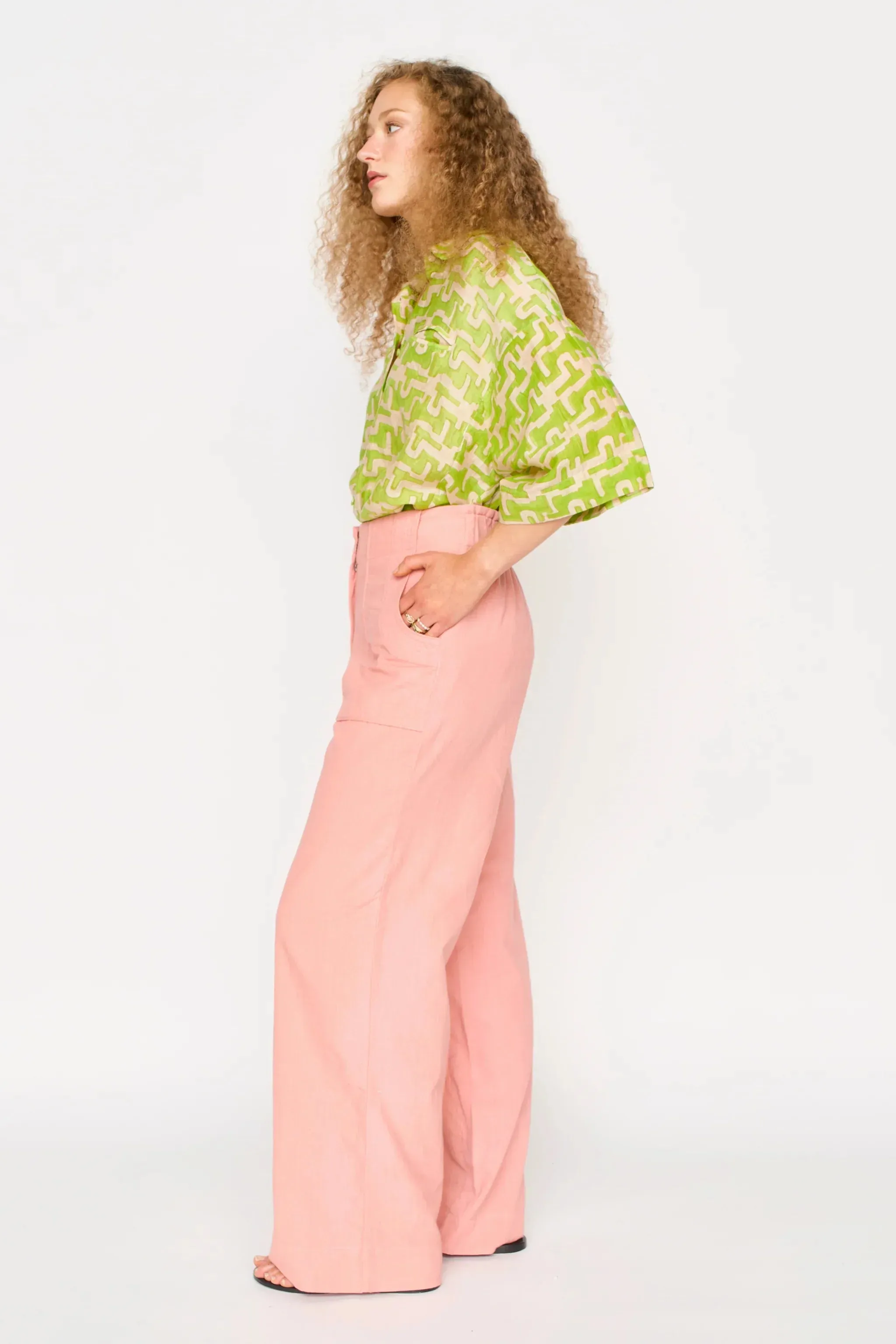 Tivot Pant in Pomelo sold by Beau & Ro product image thumbnail 5