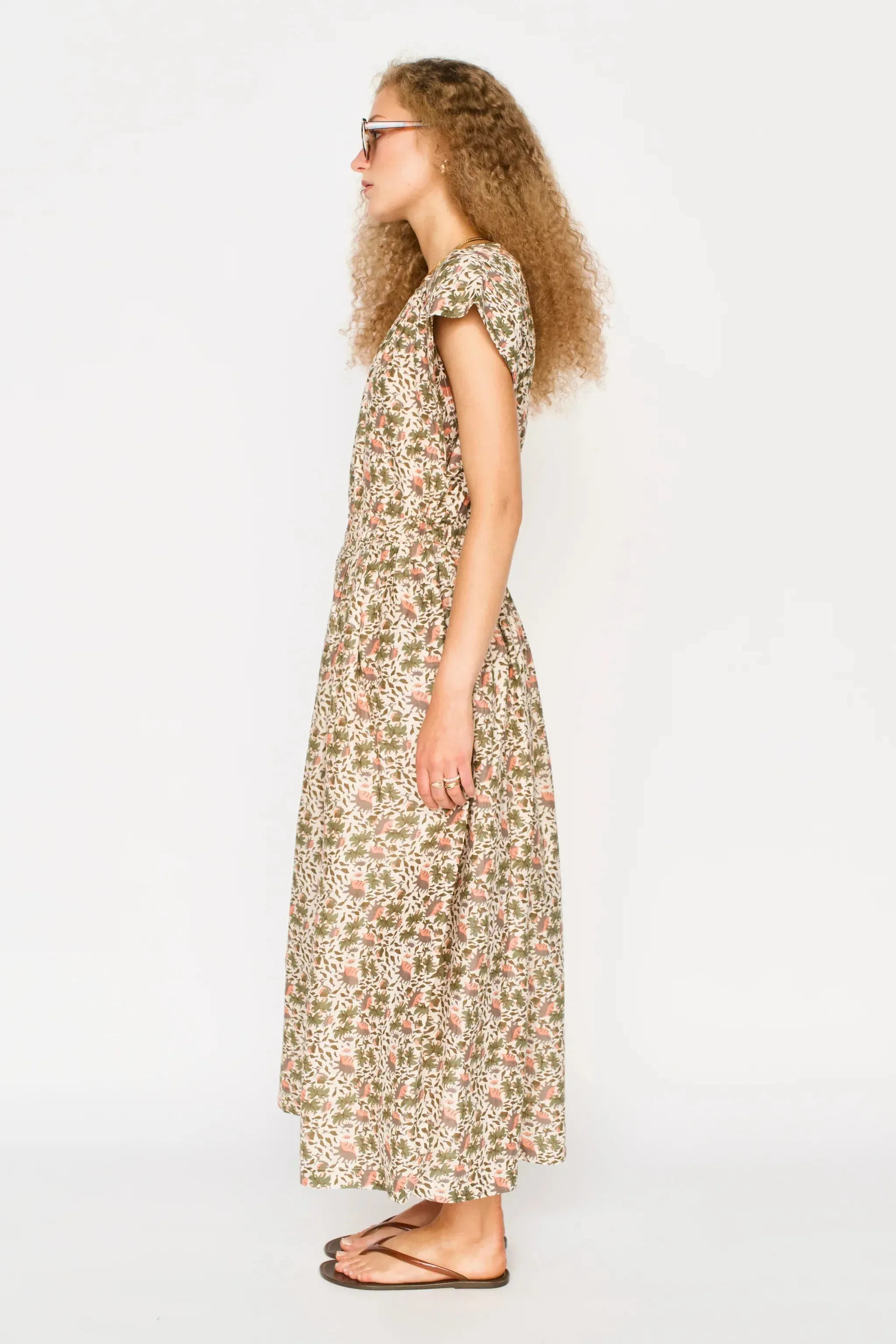 Merida Dress in Pink Cowrie sold by Beau & Ro product image thumbnail 3