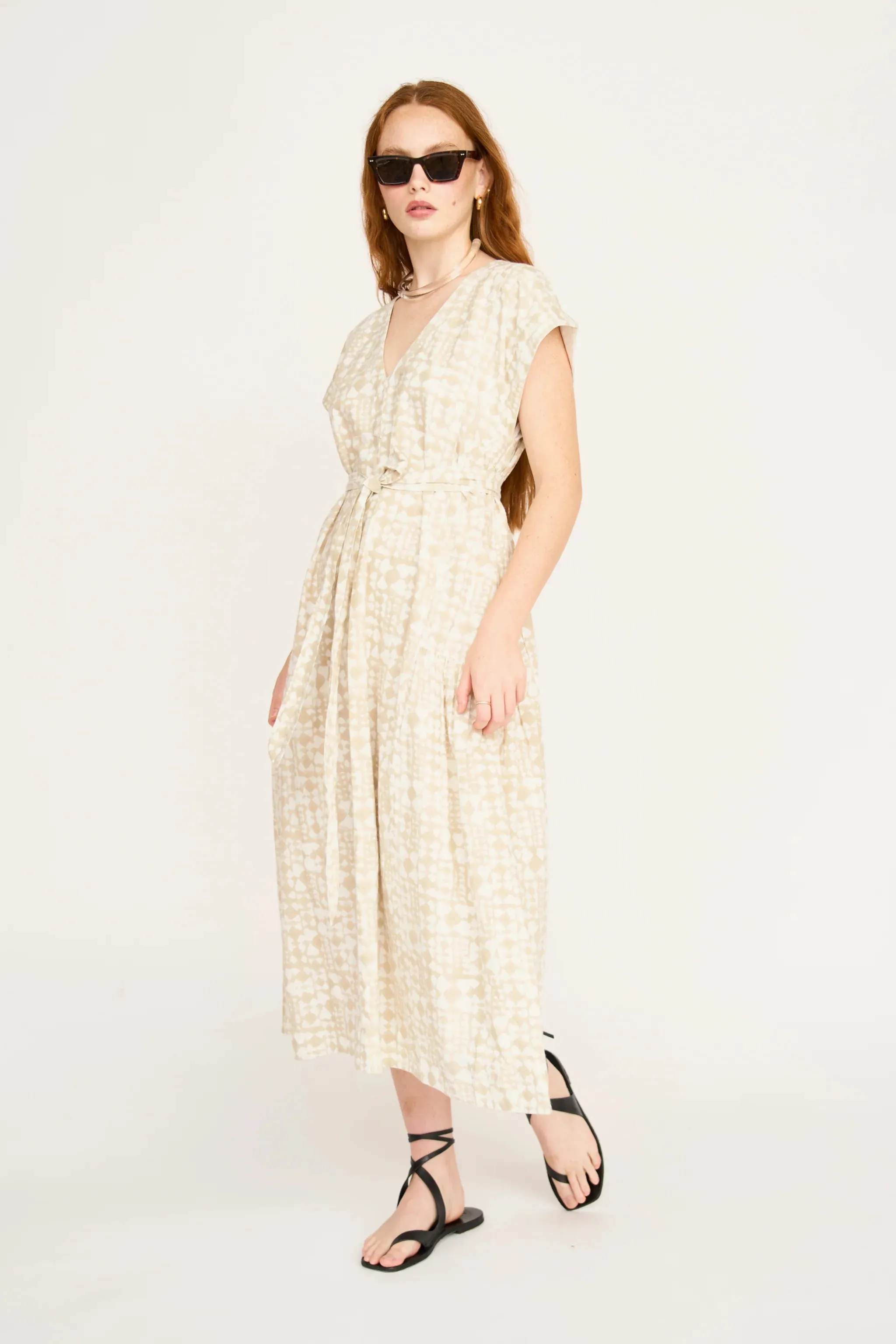 Oaxaca Dress in Sandcastle sold by Beau & Ro product image thumbnail 3