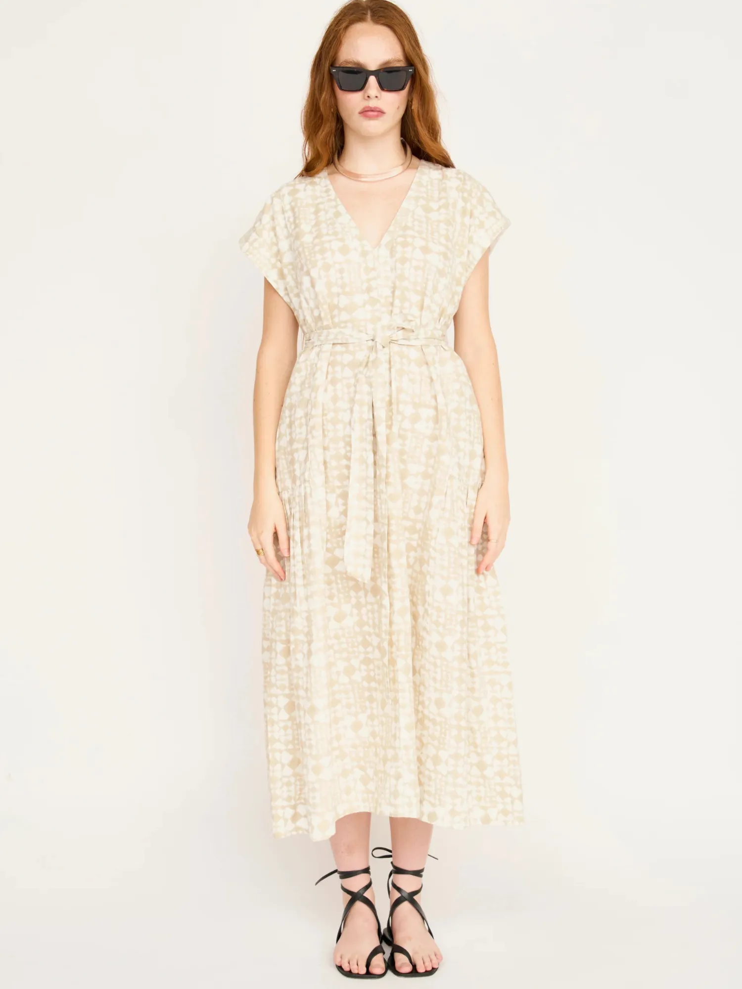 Oaxaca Dress in Sandcastle sold by Beau & Ro