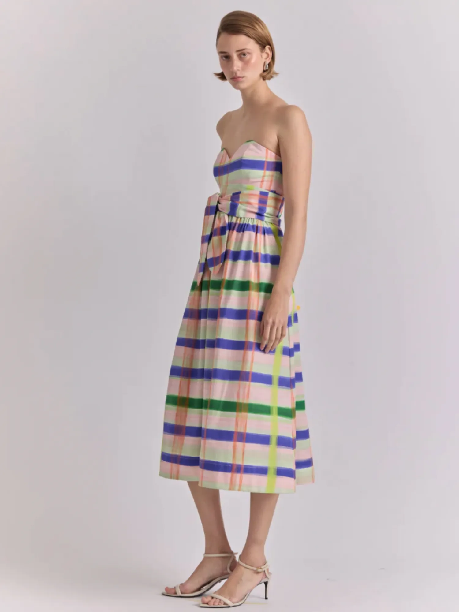 The Dalila Dress in Aqua sold by Beau & Ro product image thumbnail 2