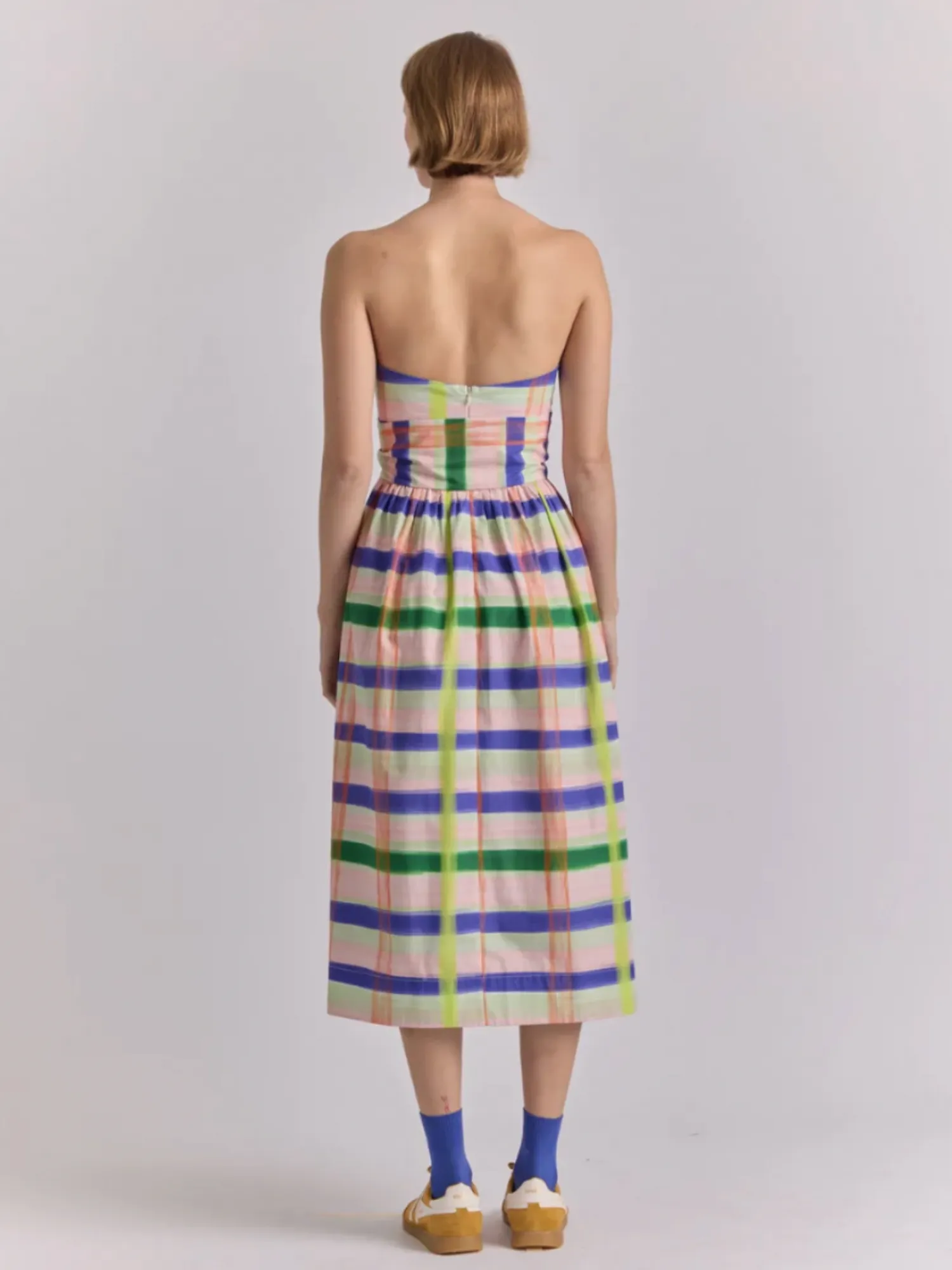 The Dalila Dress in Aqua sold by Beau & Ro product image thumbnail 3