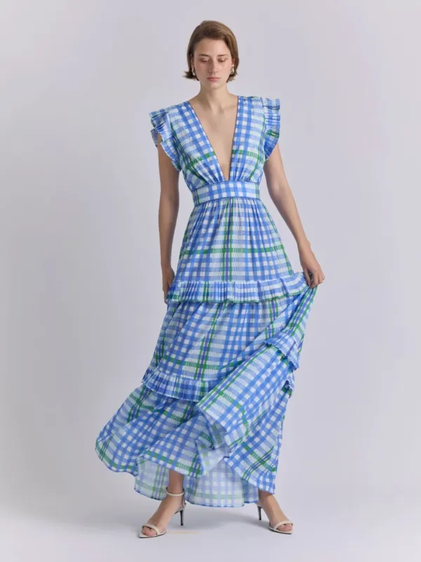 The Cora Dress in Trama made by Beau & Ro