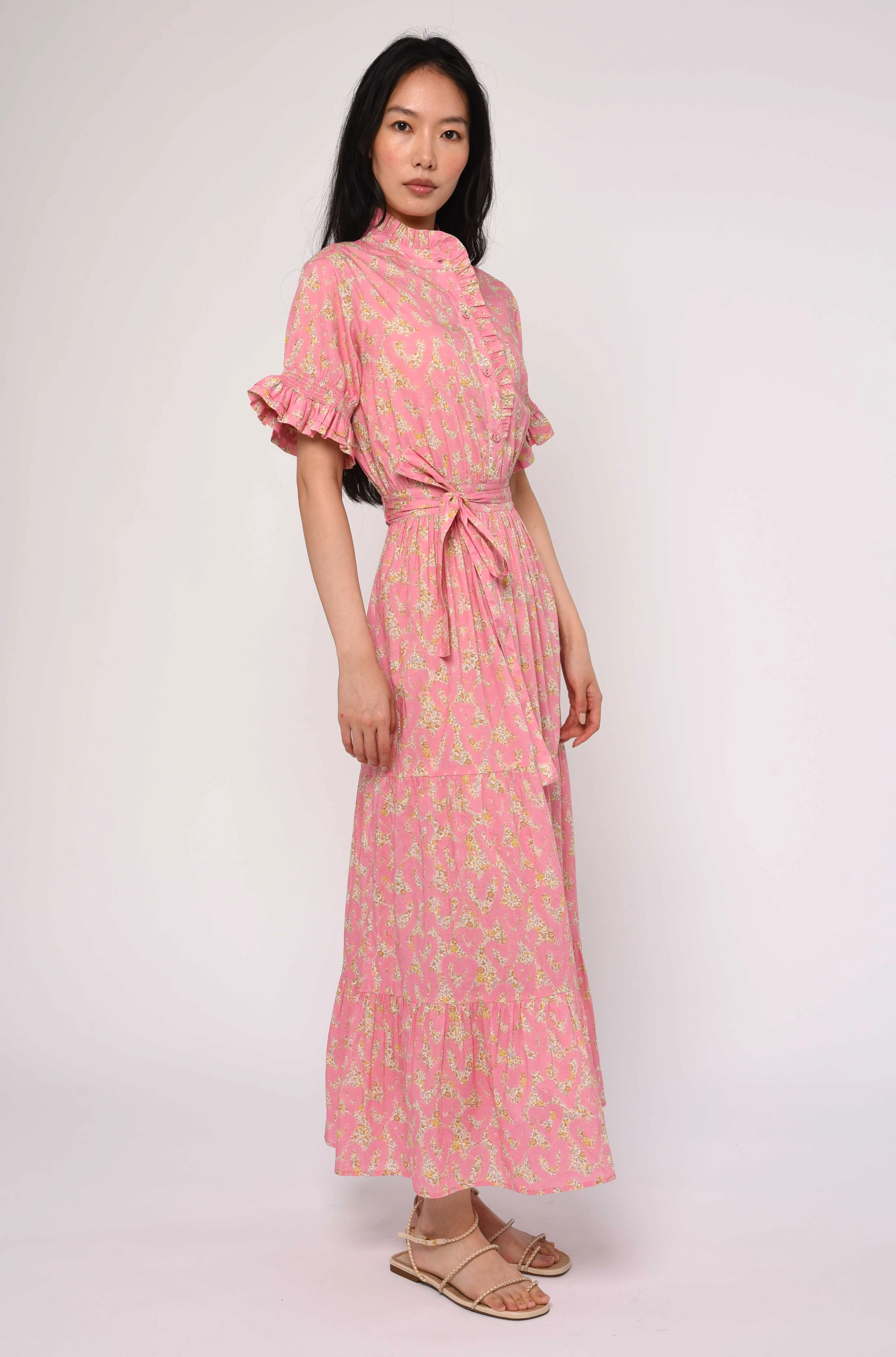 Emma Midi Dress in Love Emma & Georgina Liberty Print sold by Beau & Ro product image thumbnail 5