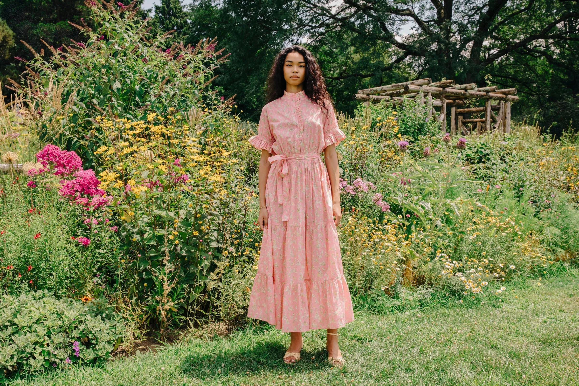 Emma Midi Dress in Love Emma & Georgina Liberty Print sold by Beau & Ro product image thumbnail 3