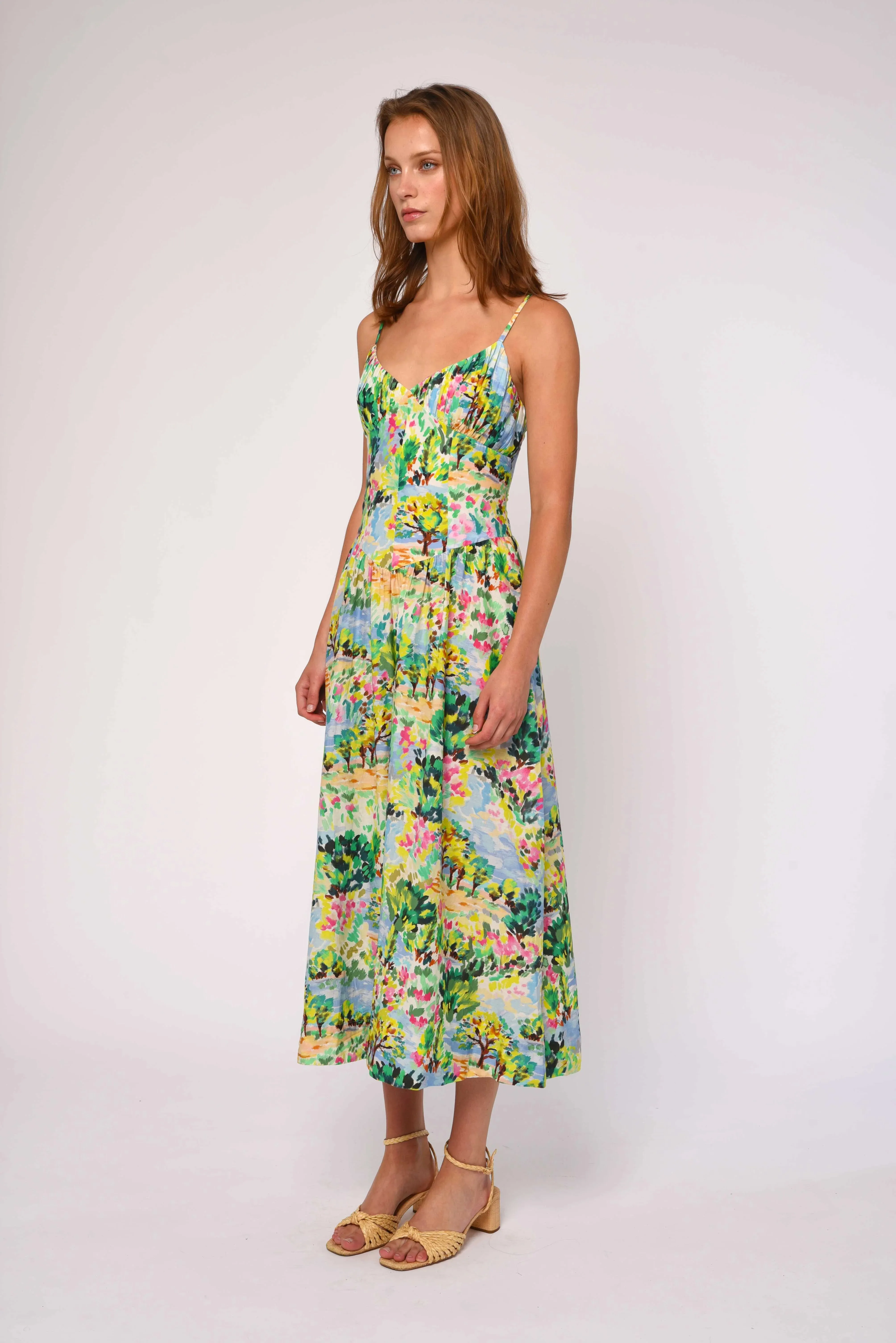 Tilda Maxi Dress in Giverny Garden Print sold by Beau & Ro product image thumbnail 2