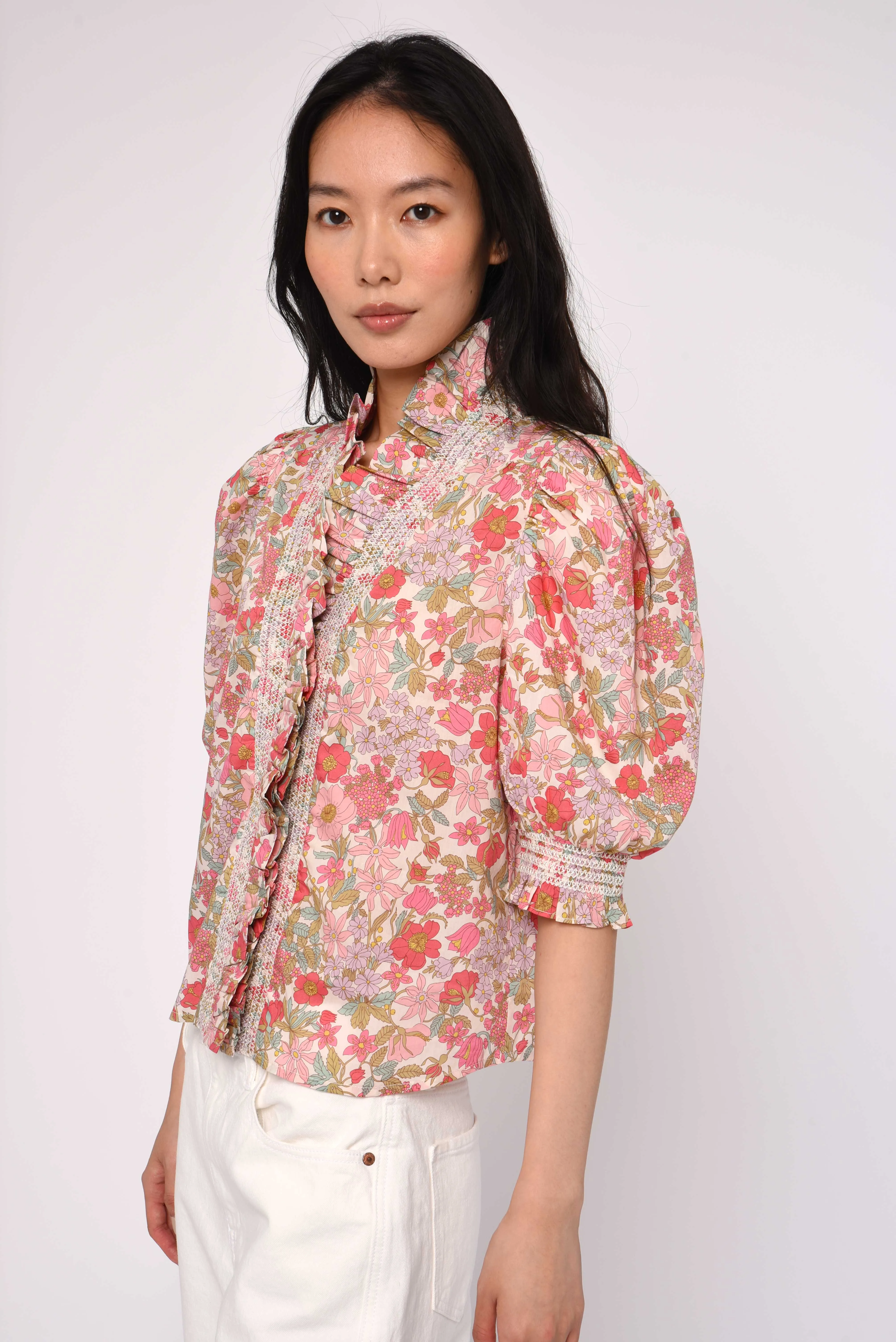 Zuri Top in Clarabell Liberty Print sold by Beau & Ro product image thumbnail 2