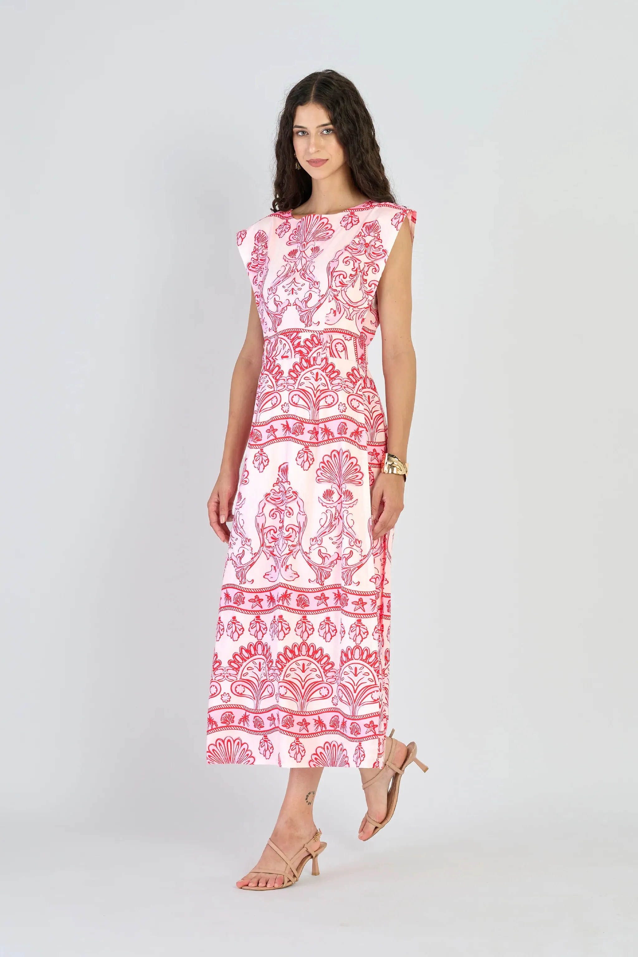 Perry Dress in Fontana Blush sold by Beau & Ro product image thumbnail 3