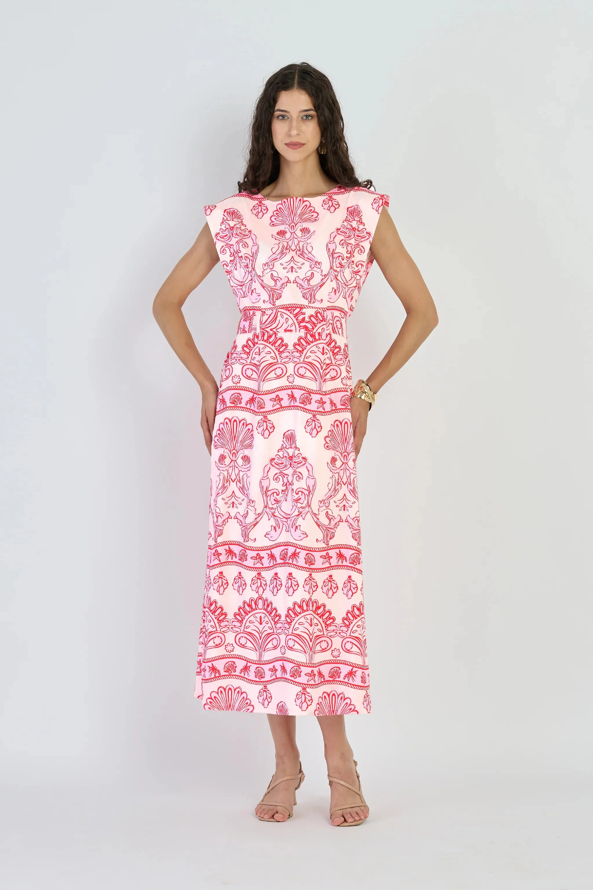 Perry Dress in Fontana Blush sold by Beau & Ro product image thumbnail 4