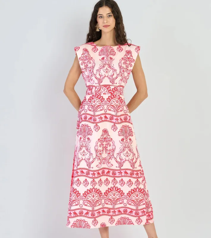 Perry Dress in Fontana Blush made by Beyond by Vera