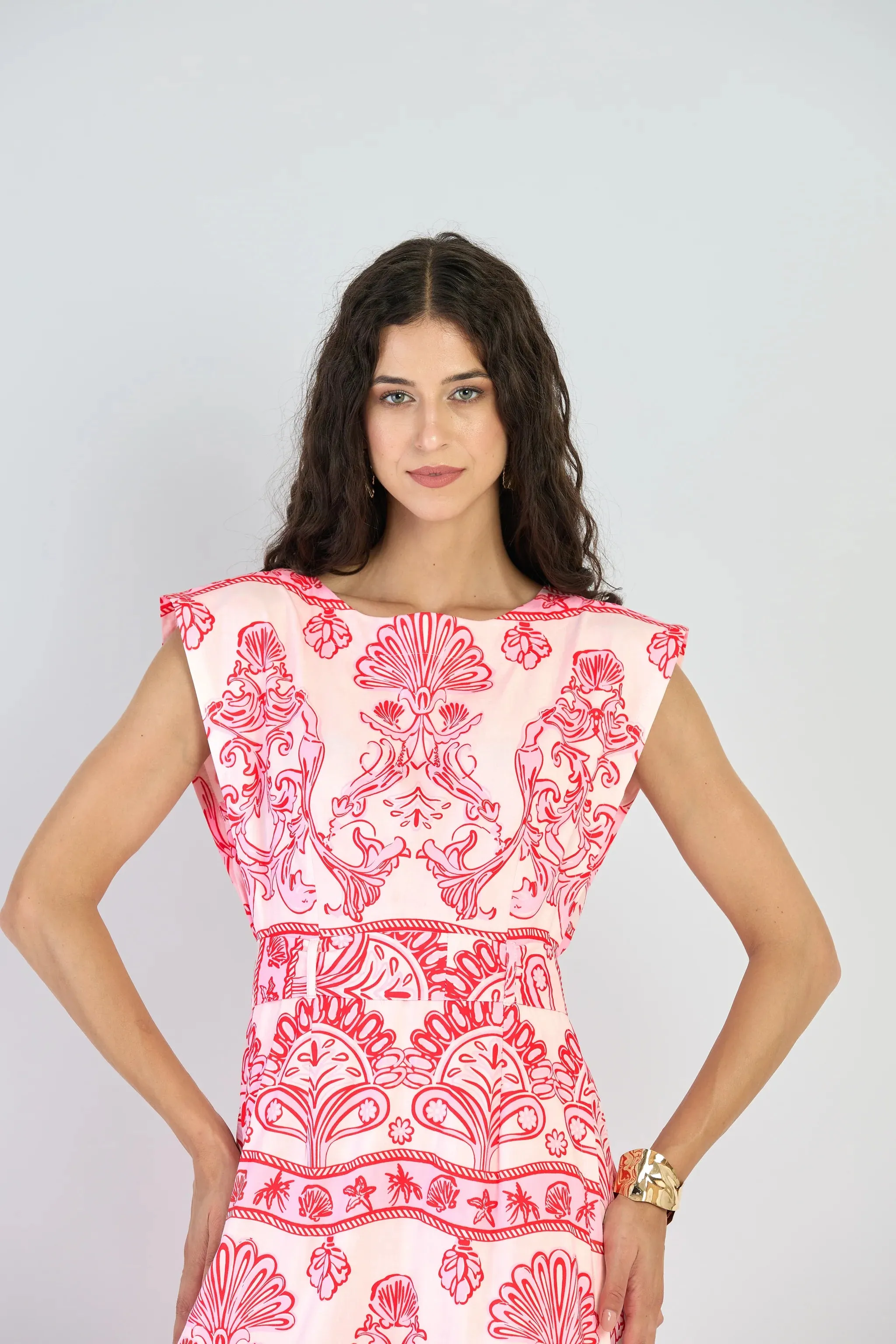 Perry Dress in Fontana Blush sold by Beau & Ro product image thumbnail 2