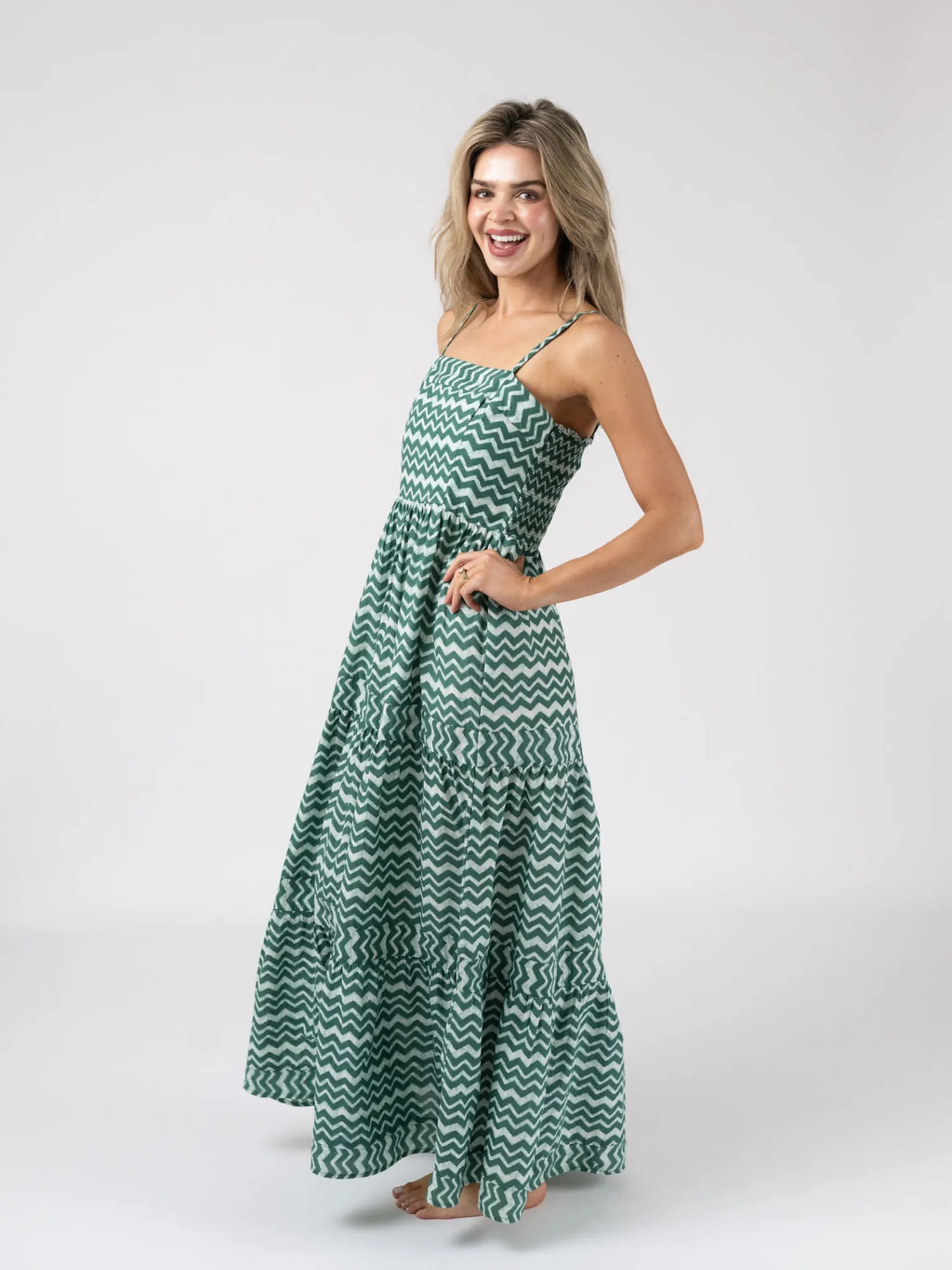 The Mallorca Maxi | Cyan Wave sold by Beau & Ro product image thumbnail 4