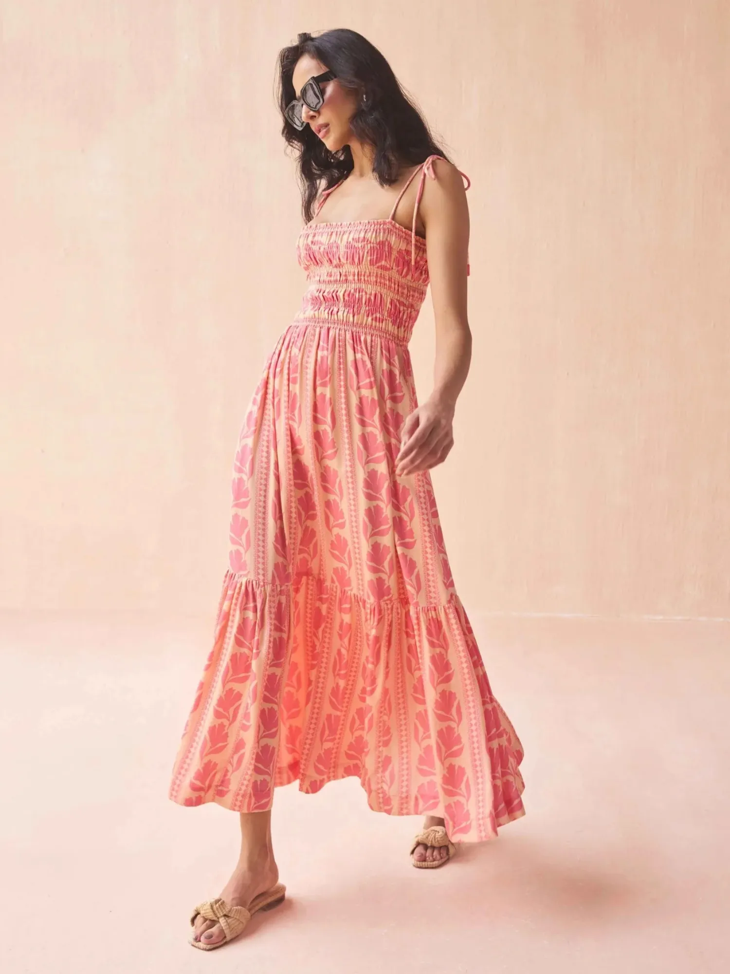 Adley Maxi in Lara Flamingo sold by Beau & Ro product image thumbnail 2