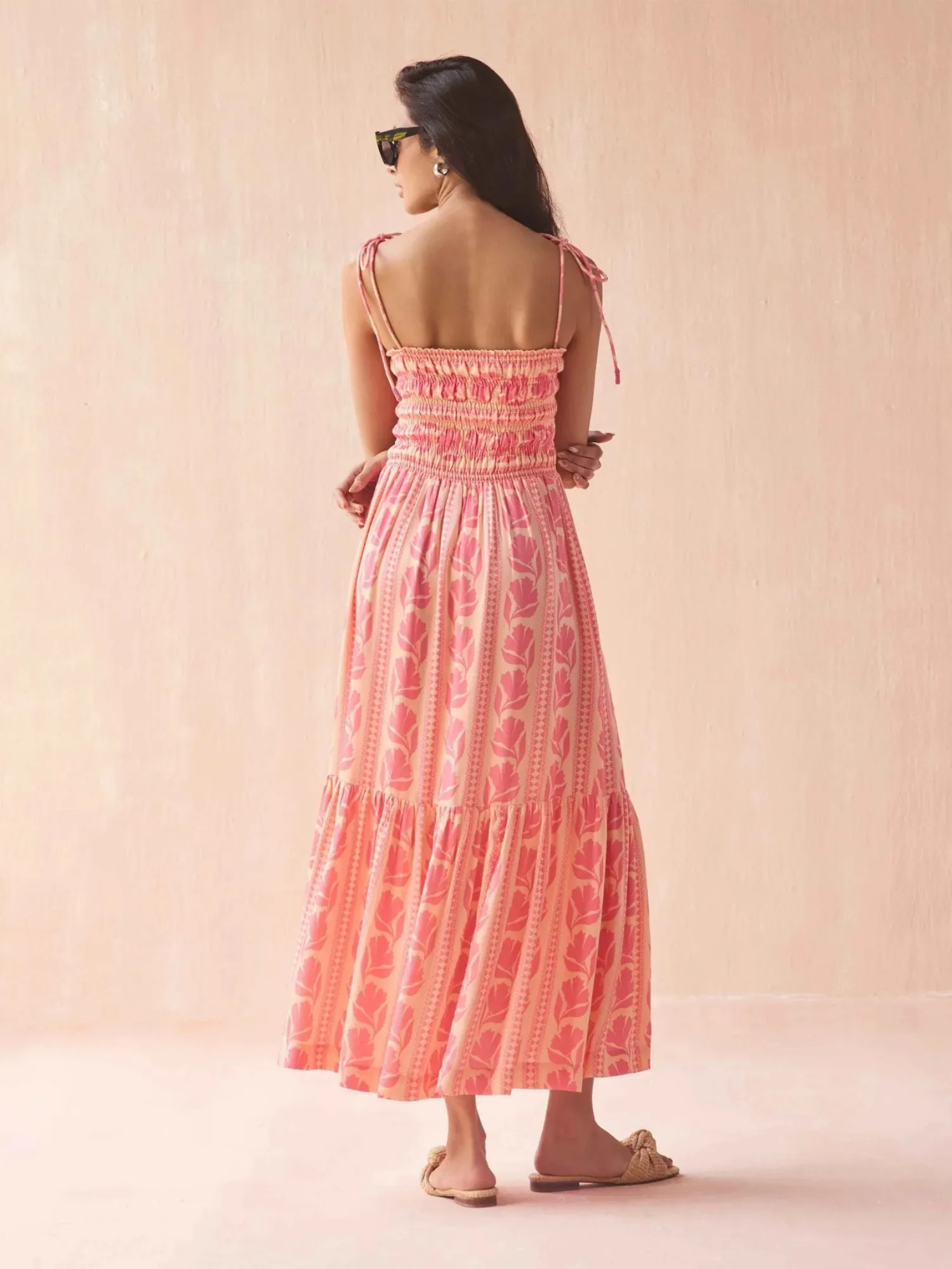 Adley Maxi in Lara Flamingo sold by Beau & Ro product image thumbnail 3