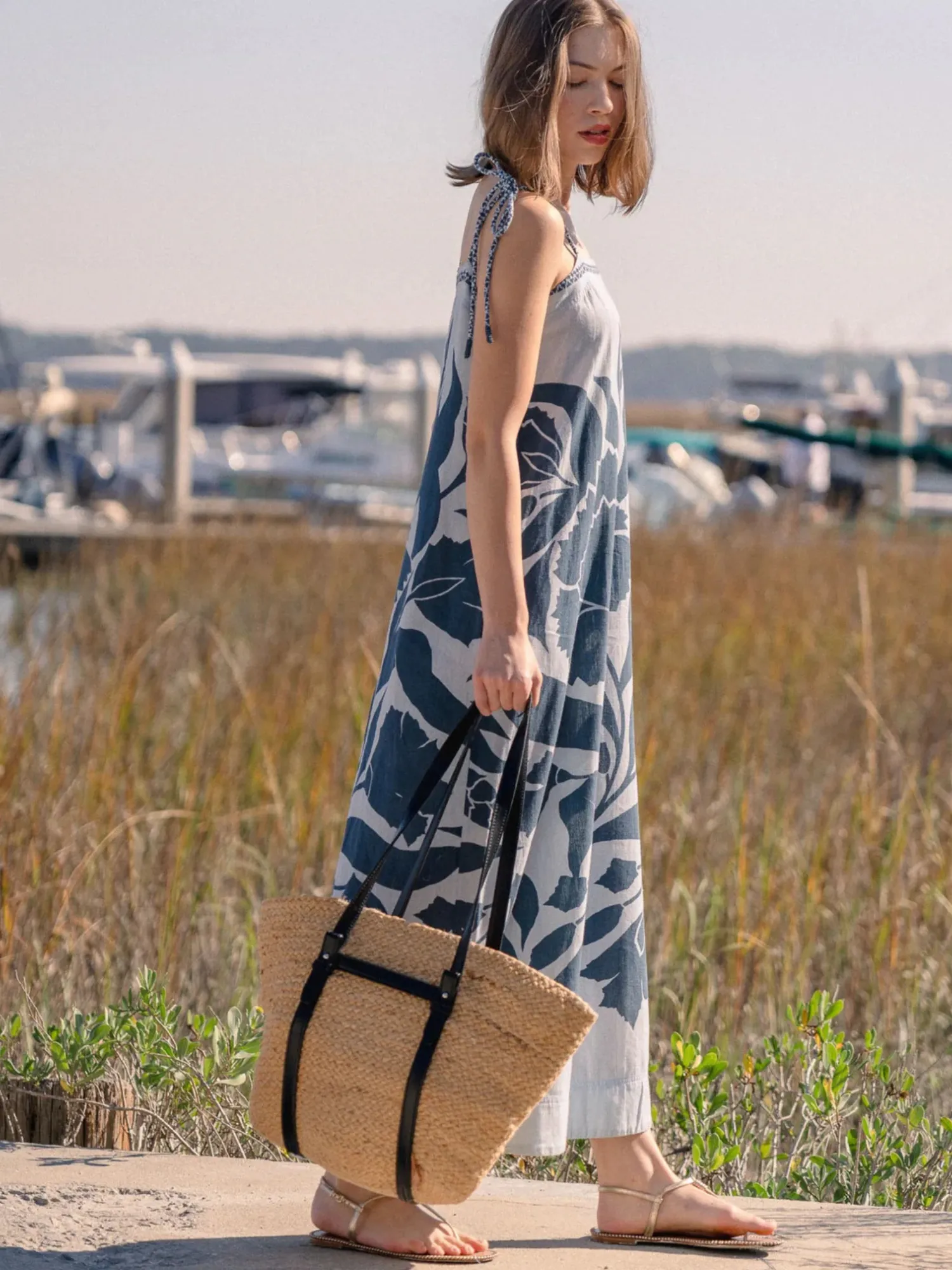 Tillie Maxi Dress in Annette Dew sold by Beau & Ro product image thumbnail 4