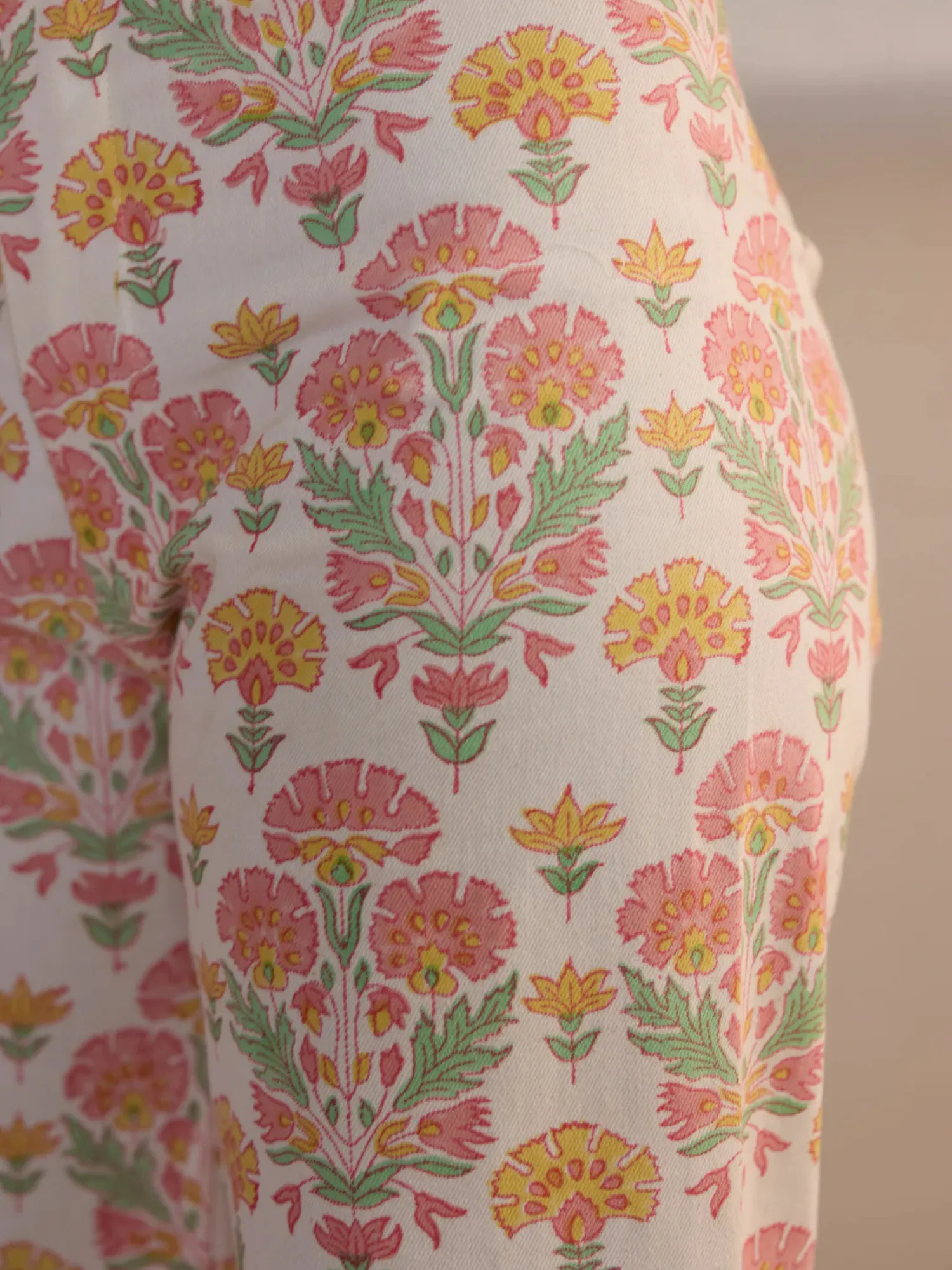 Disco Pant in Big Geranium Print sold by Beau & Ro product image thumbnail 3