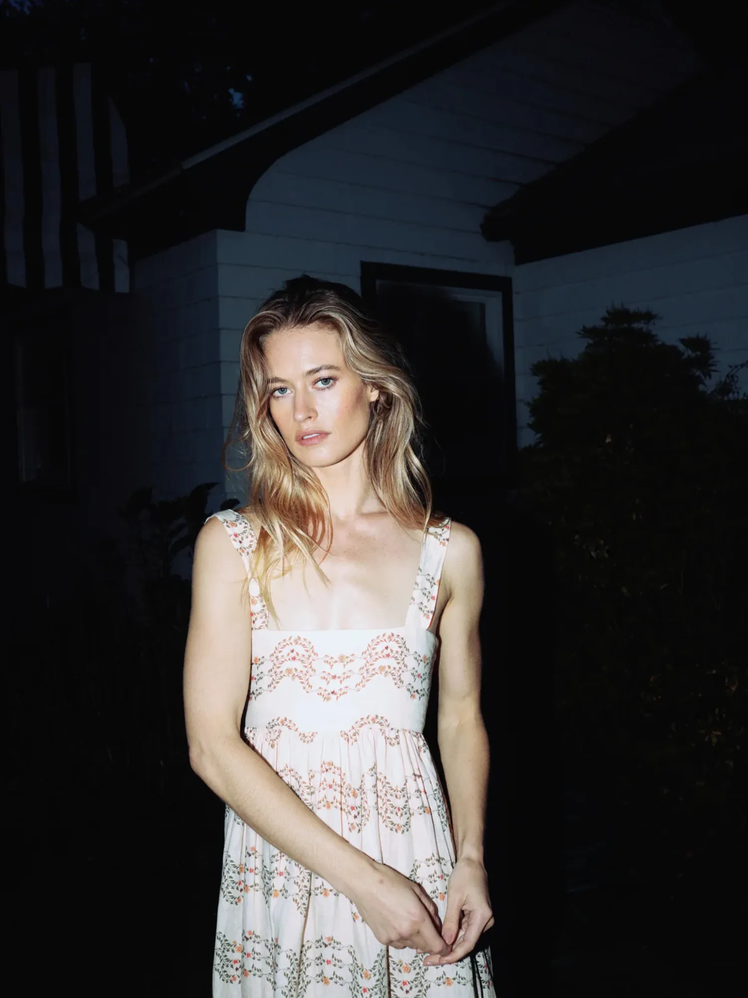 Beatrice Dress in Floral Trellis sold by Beau & Ro product image thumbnail 5