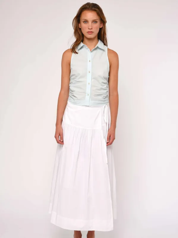 Sylvan Top in Ice Blue made by Love The Label